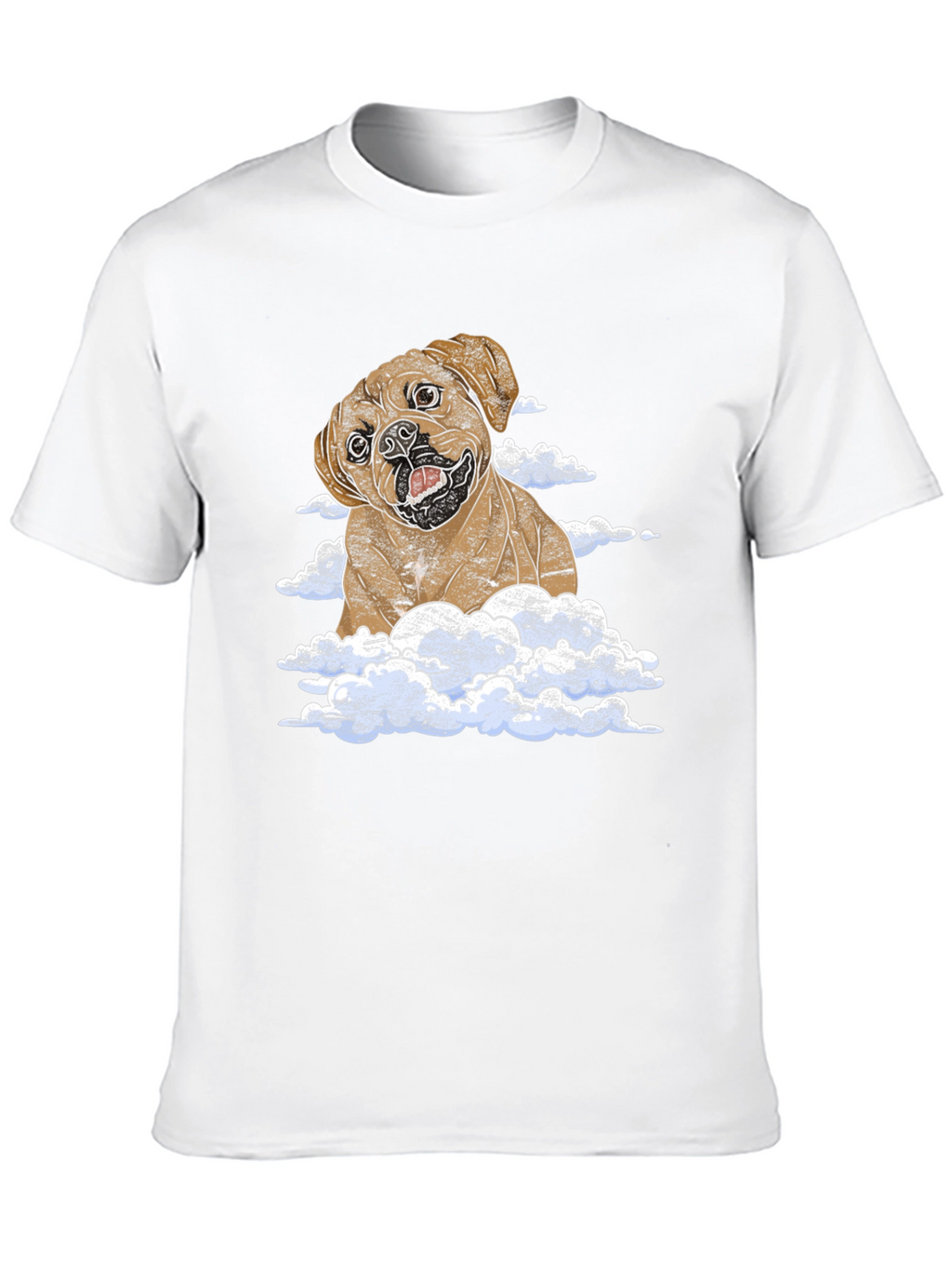Dog in Clouds Graphic T-Shirt