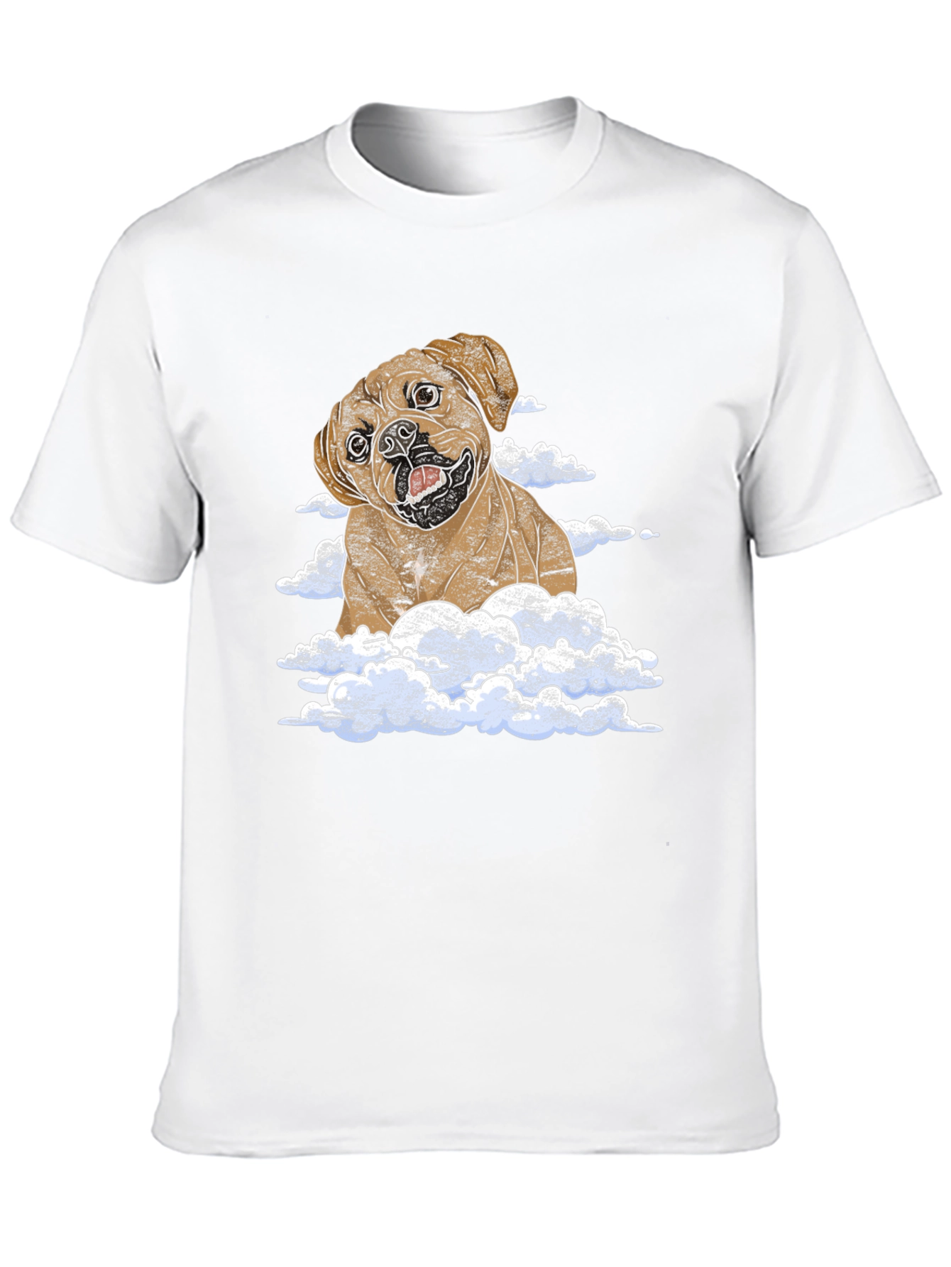 Dog in Clouds Graphic T-Shirt