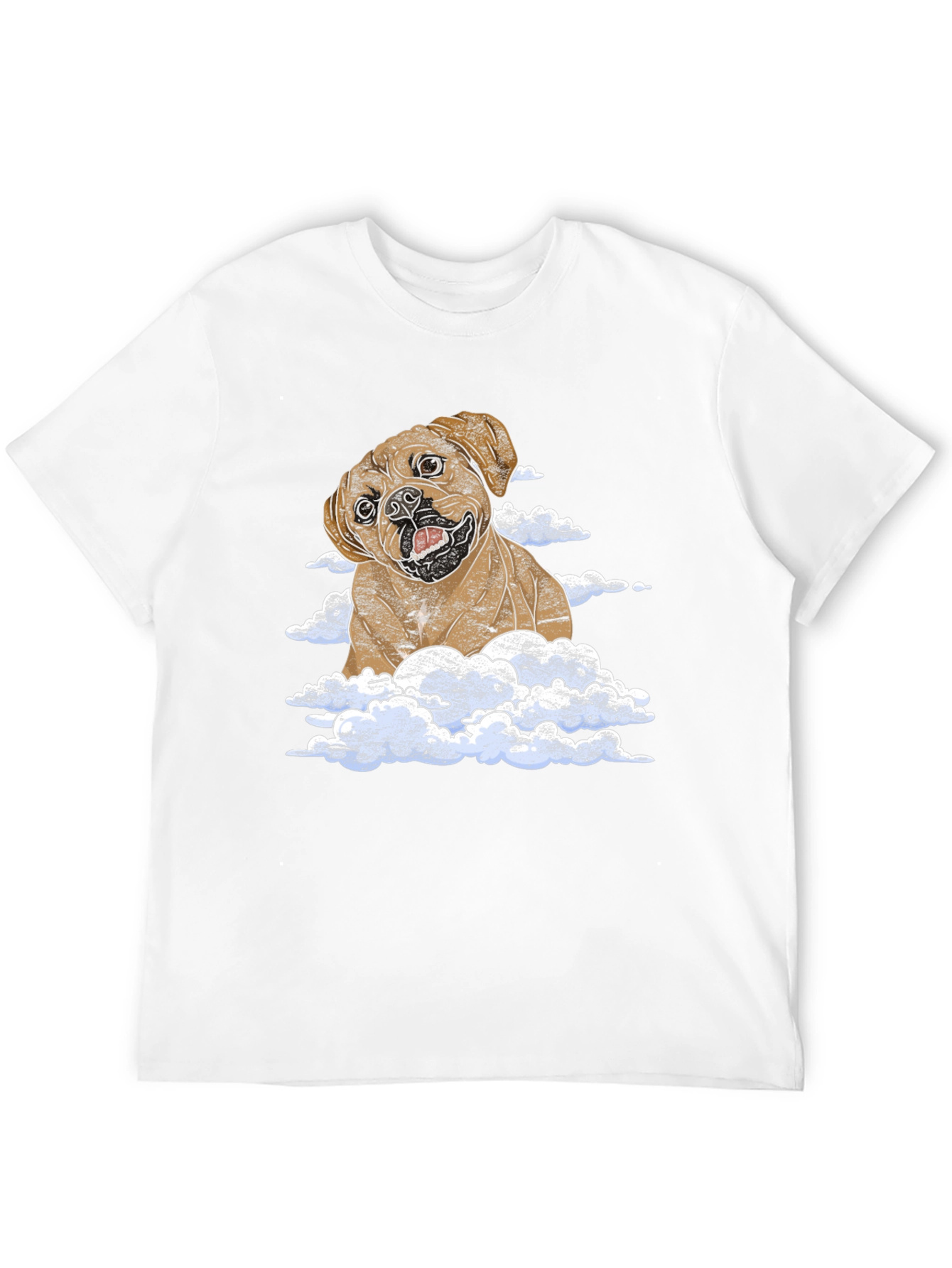 Dog in Clouds Graphic T-Shirt