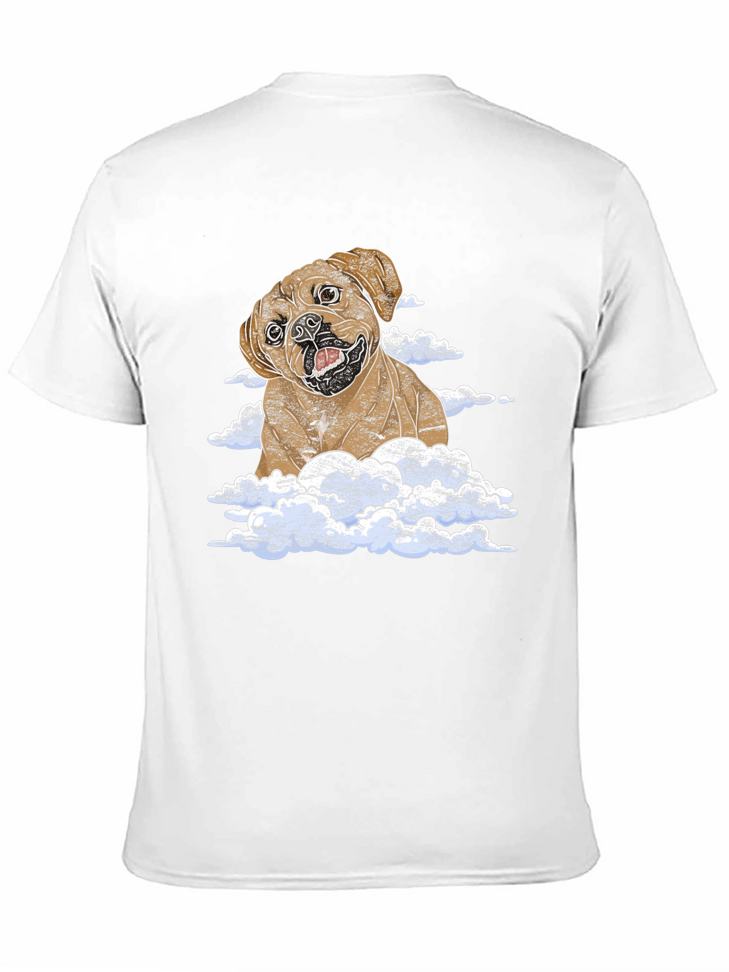 Dog in Clouds Graphic T-Shirt