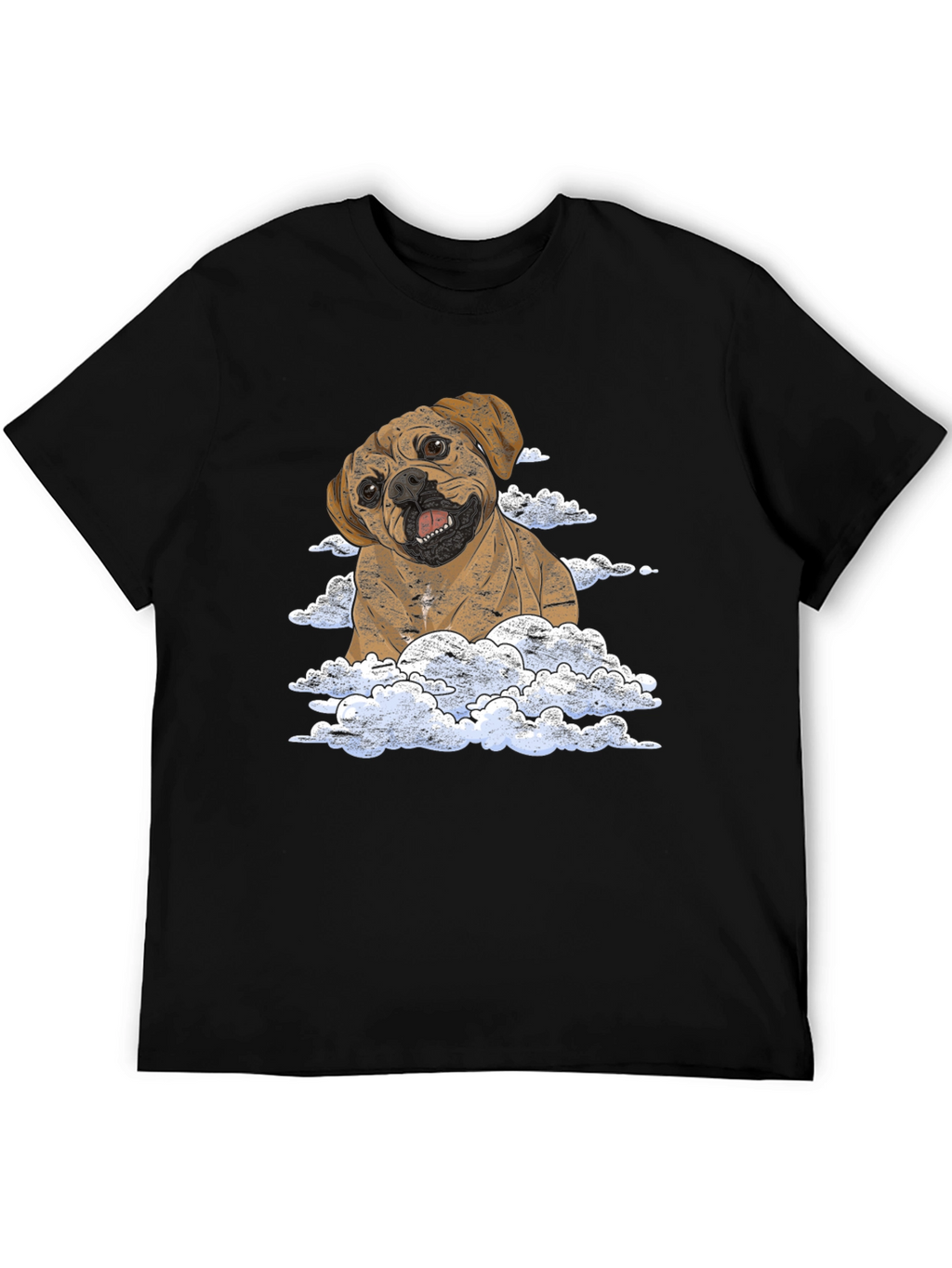 Dog in Clouds Graphic T-Shirt