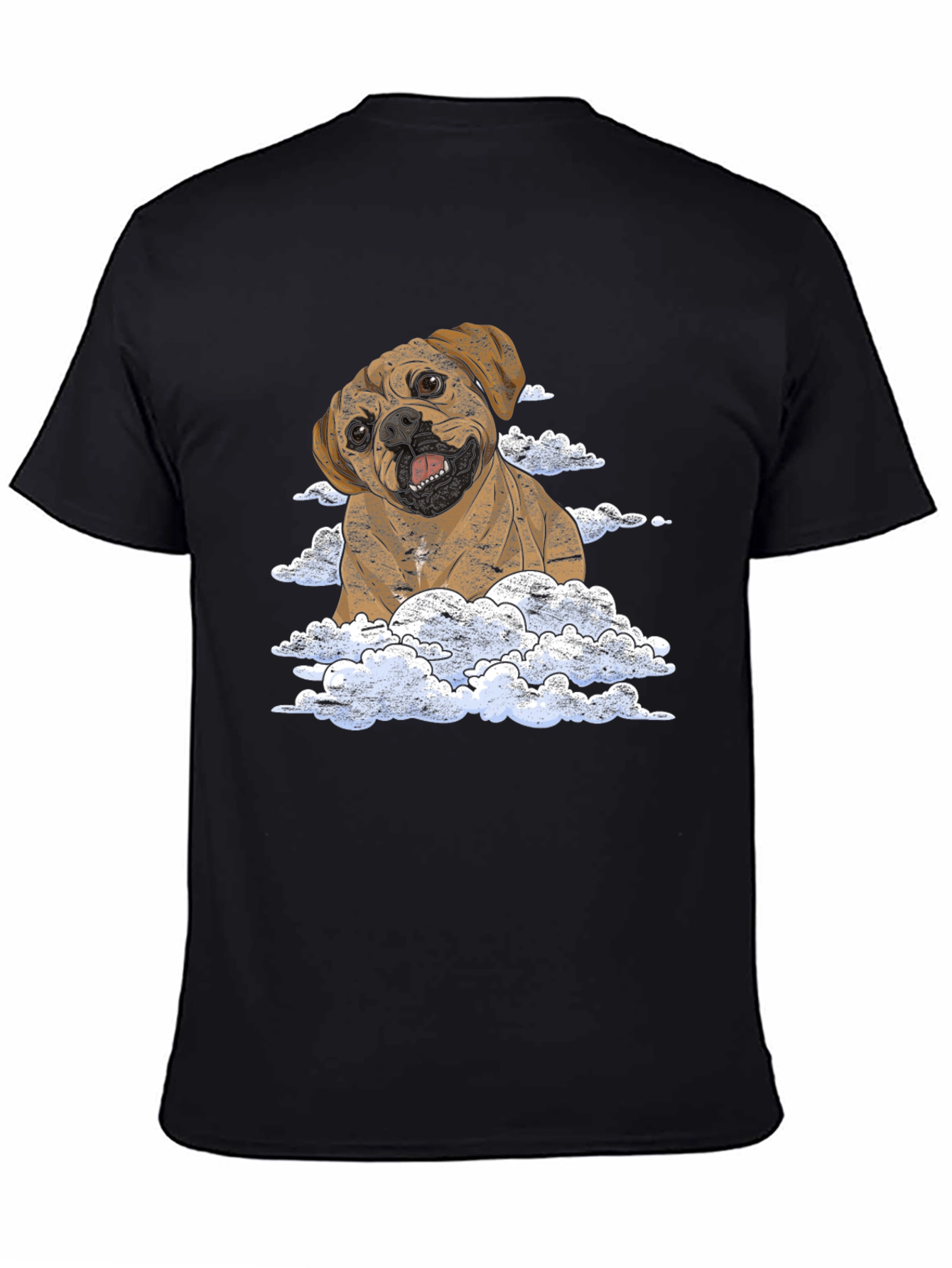 Dog in Clouds Graphic T-Shirt