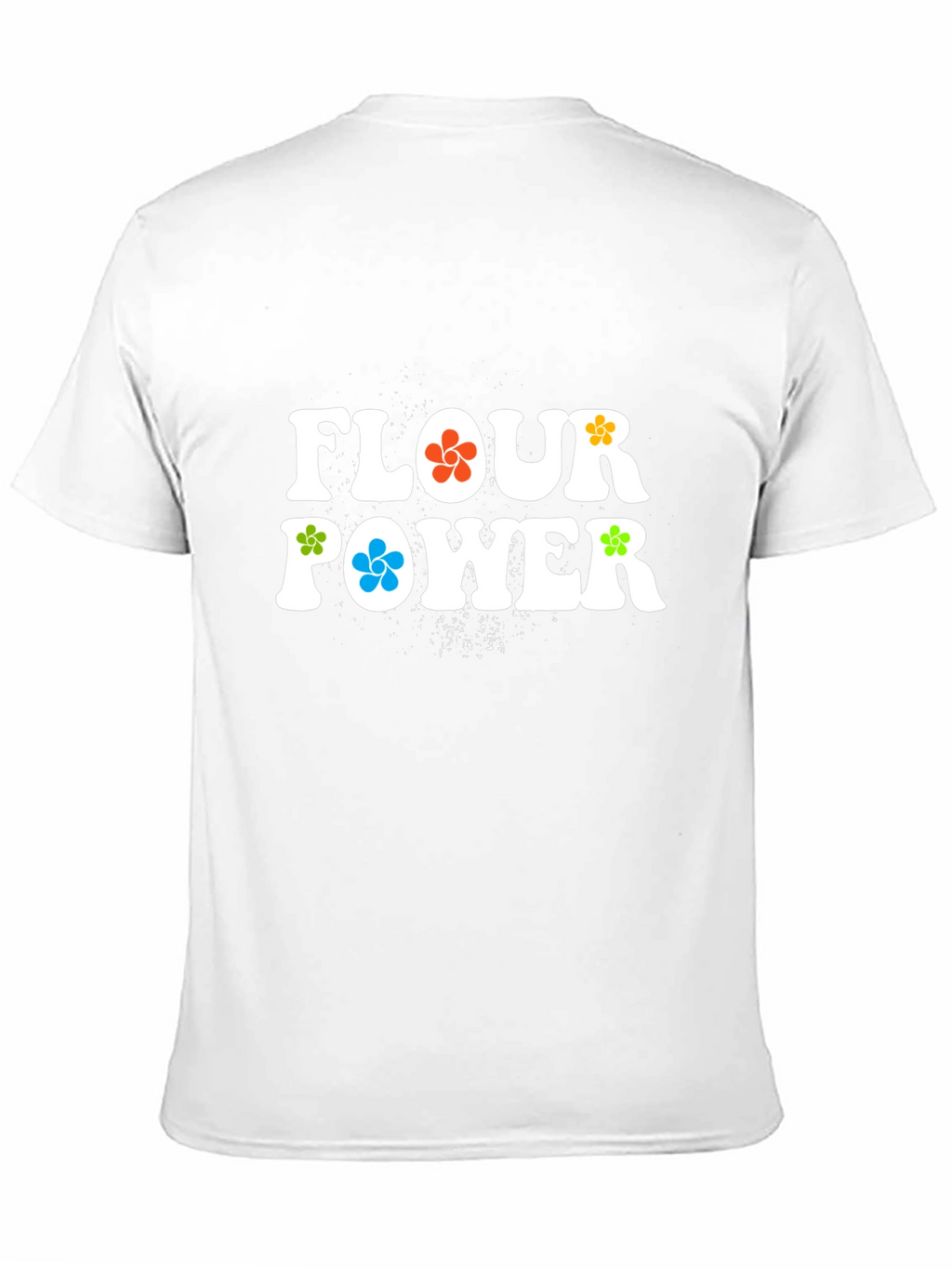 Flour Power Graphic T-Shirt - Retro Style