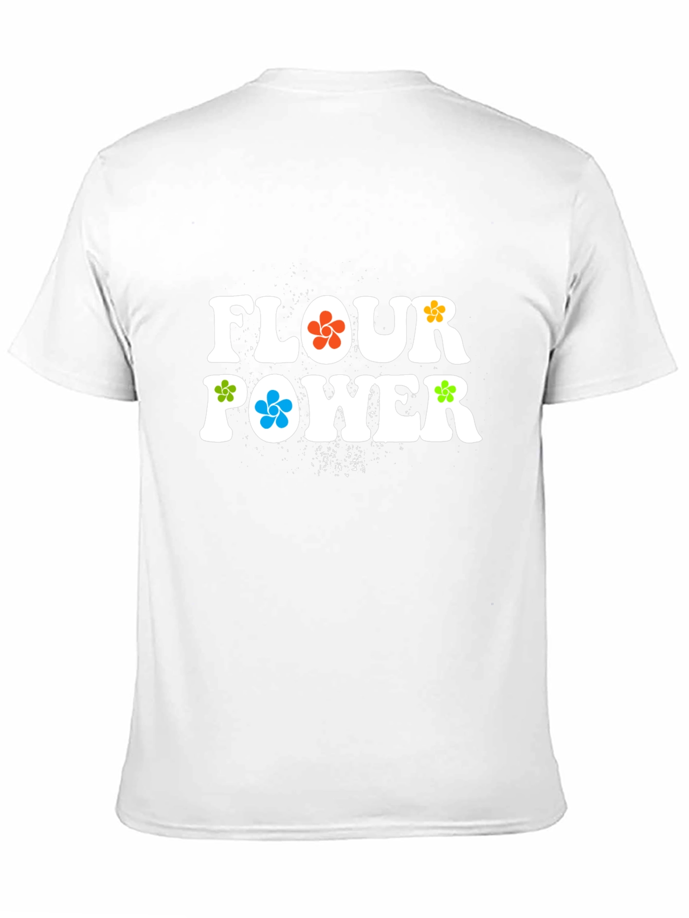 Flour Power Graphic T-Shirt - Retro Style