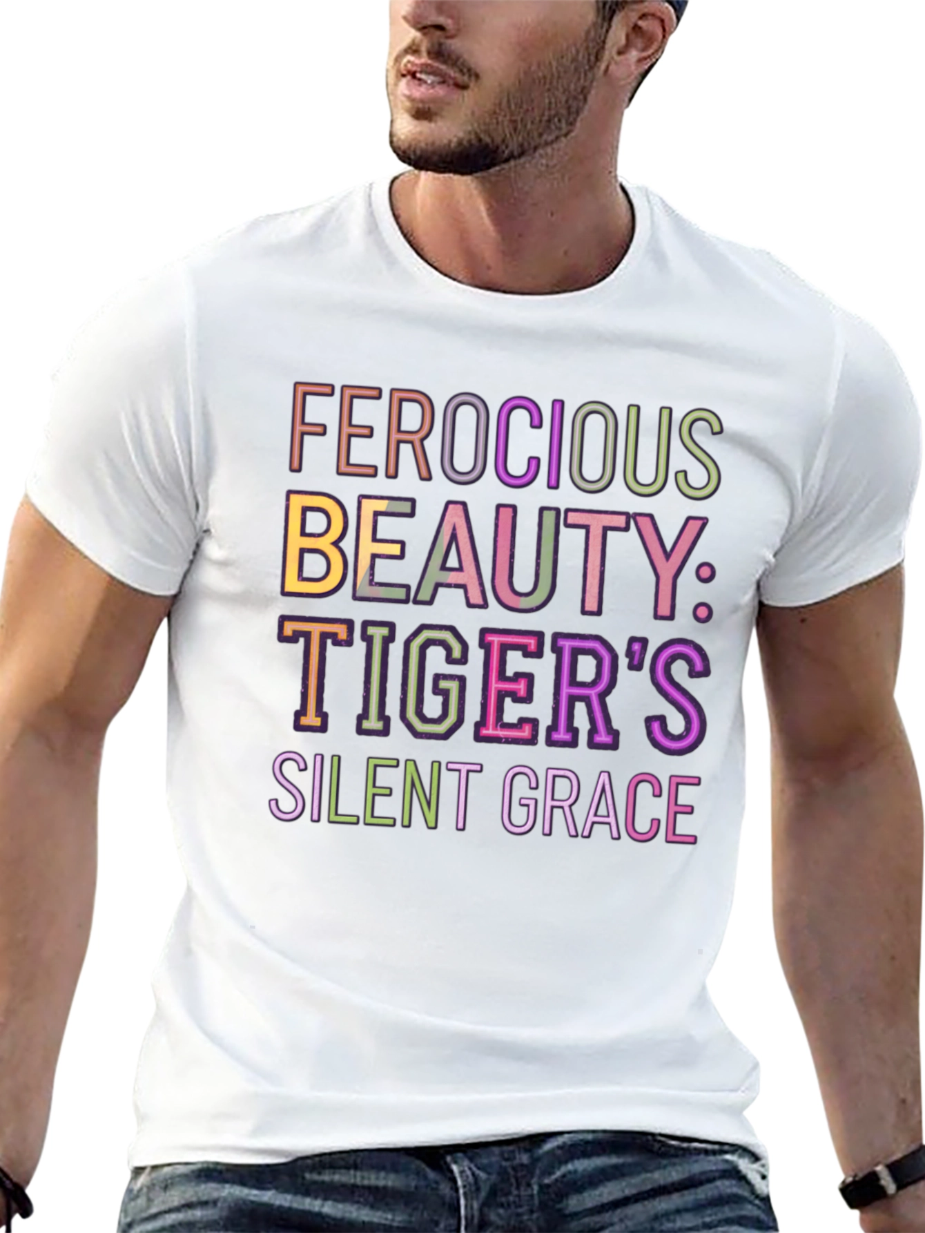 Ferocious Beauty Tigers Grace Black Tee