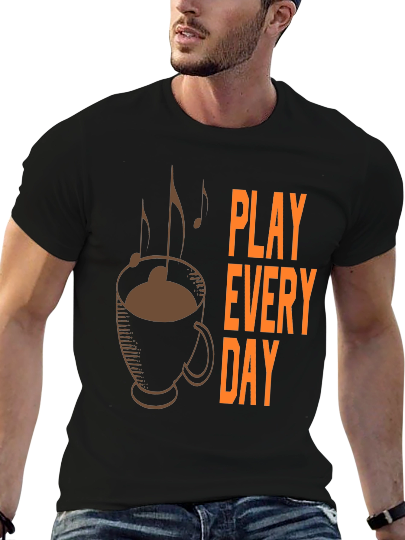 Play Every Day Coffee Music T-Shirt