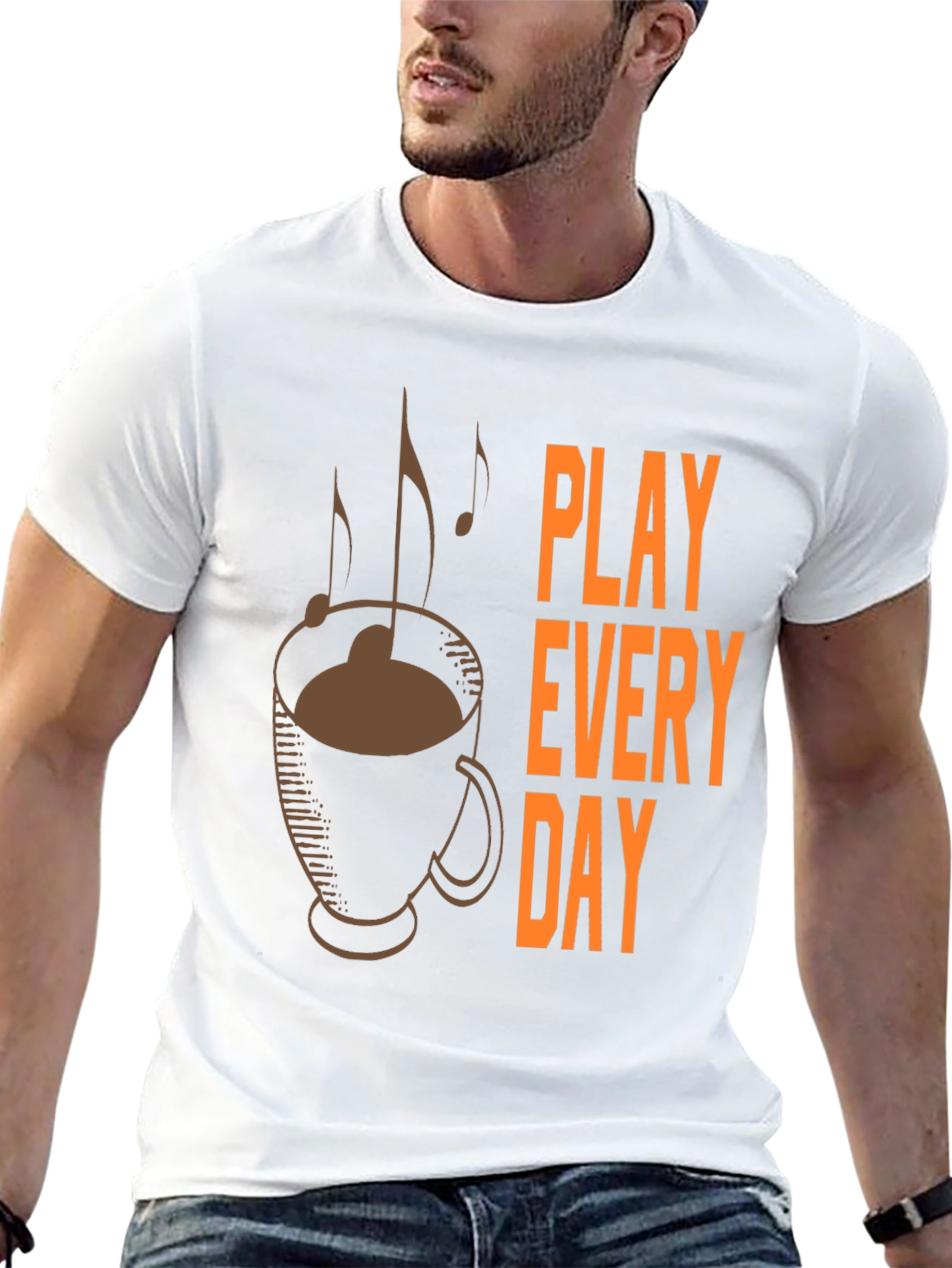 Play Every Day Coffee Music T-Shirt