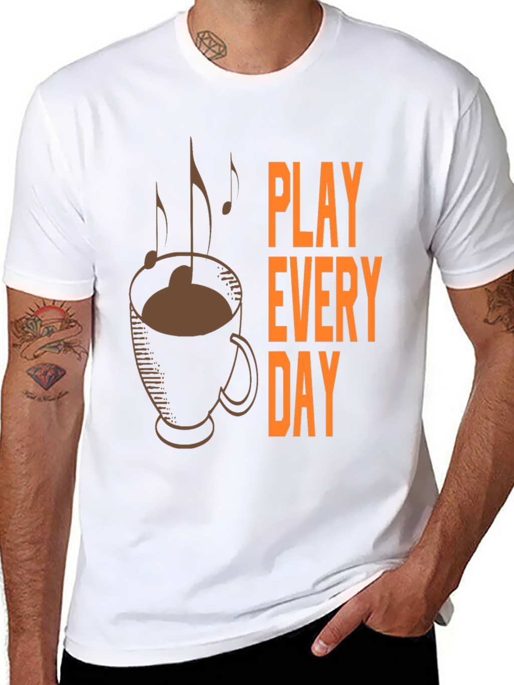 Play Every Day Coffee Music T-Shirt