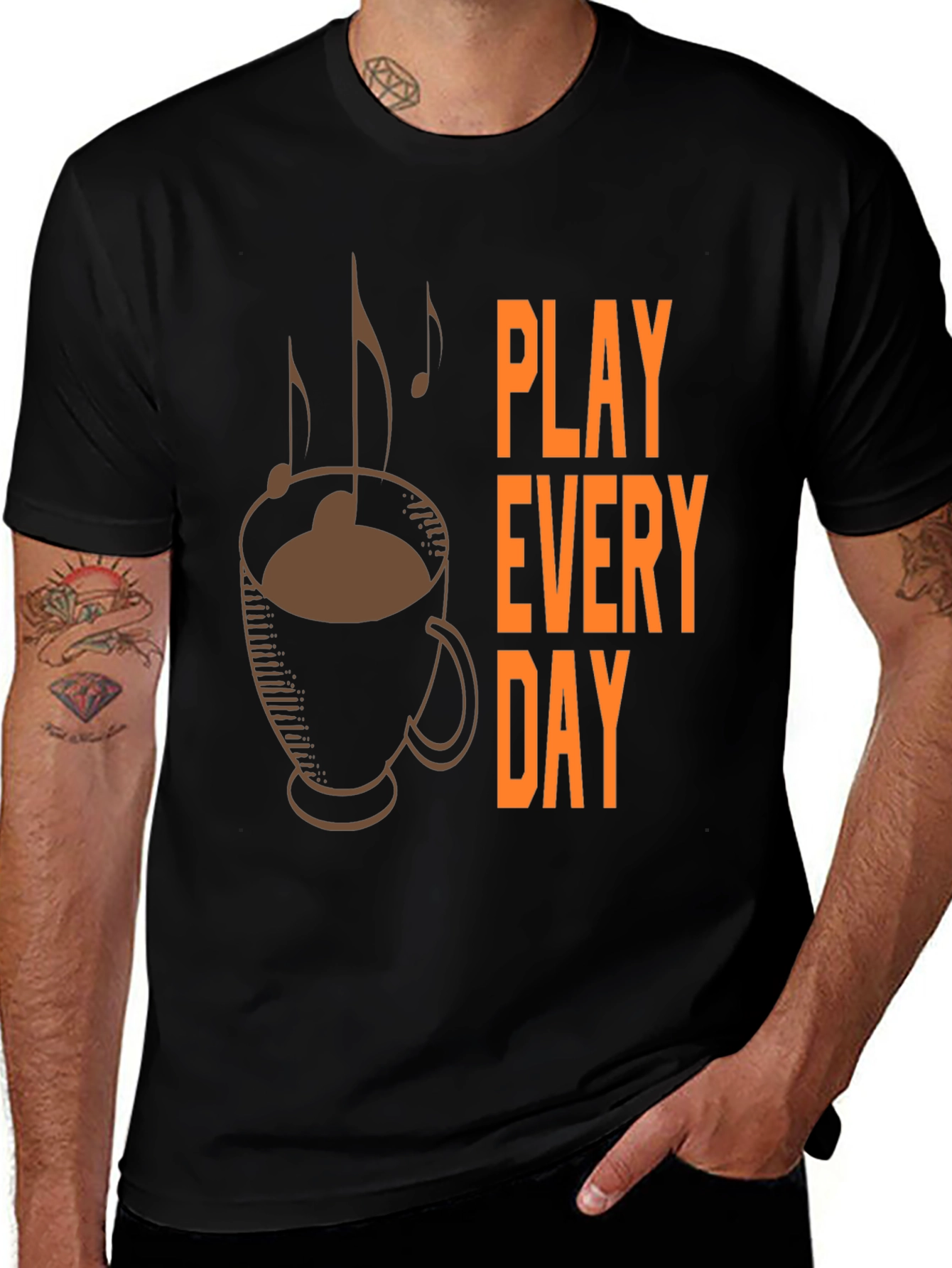 Play Every Day Coffee Music T-Shirt
