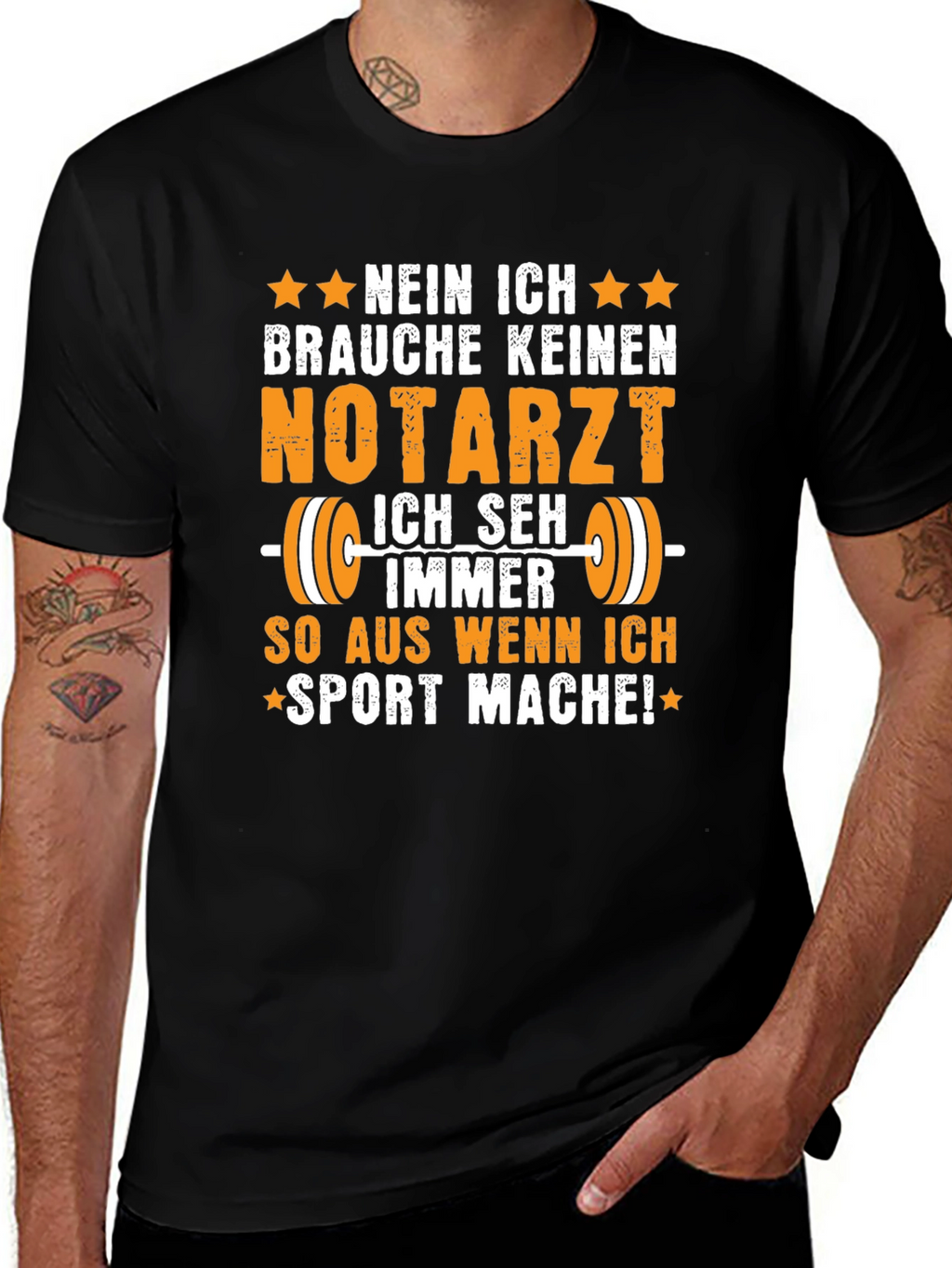 Funny Gym T-Shirt: I Dont Need a Doctor!