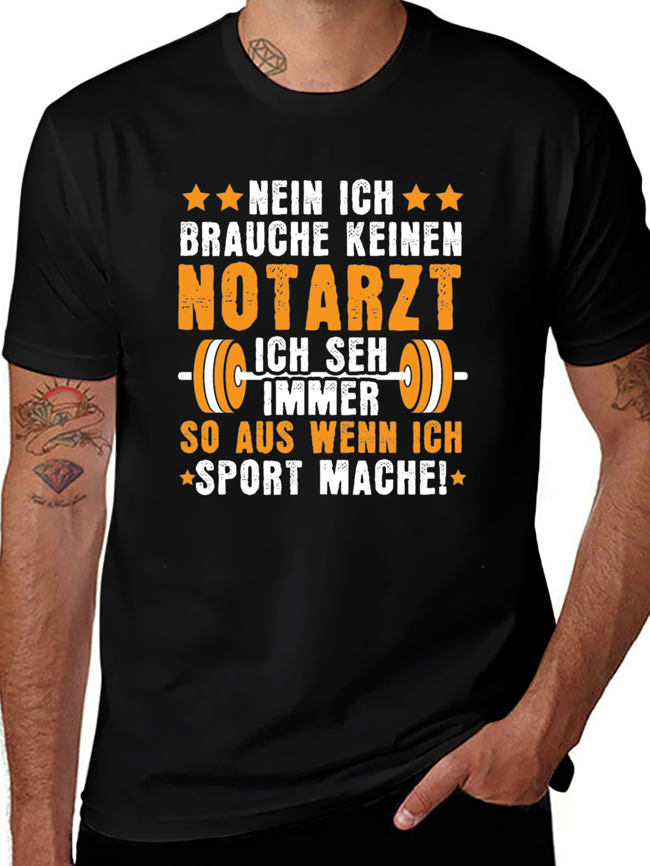 Funny Gym T-Shirt: I Dont Need a Doctor!