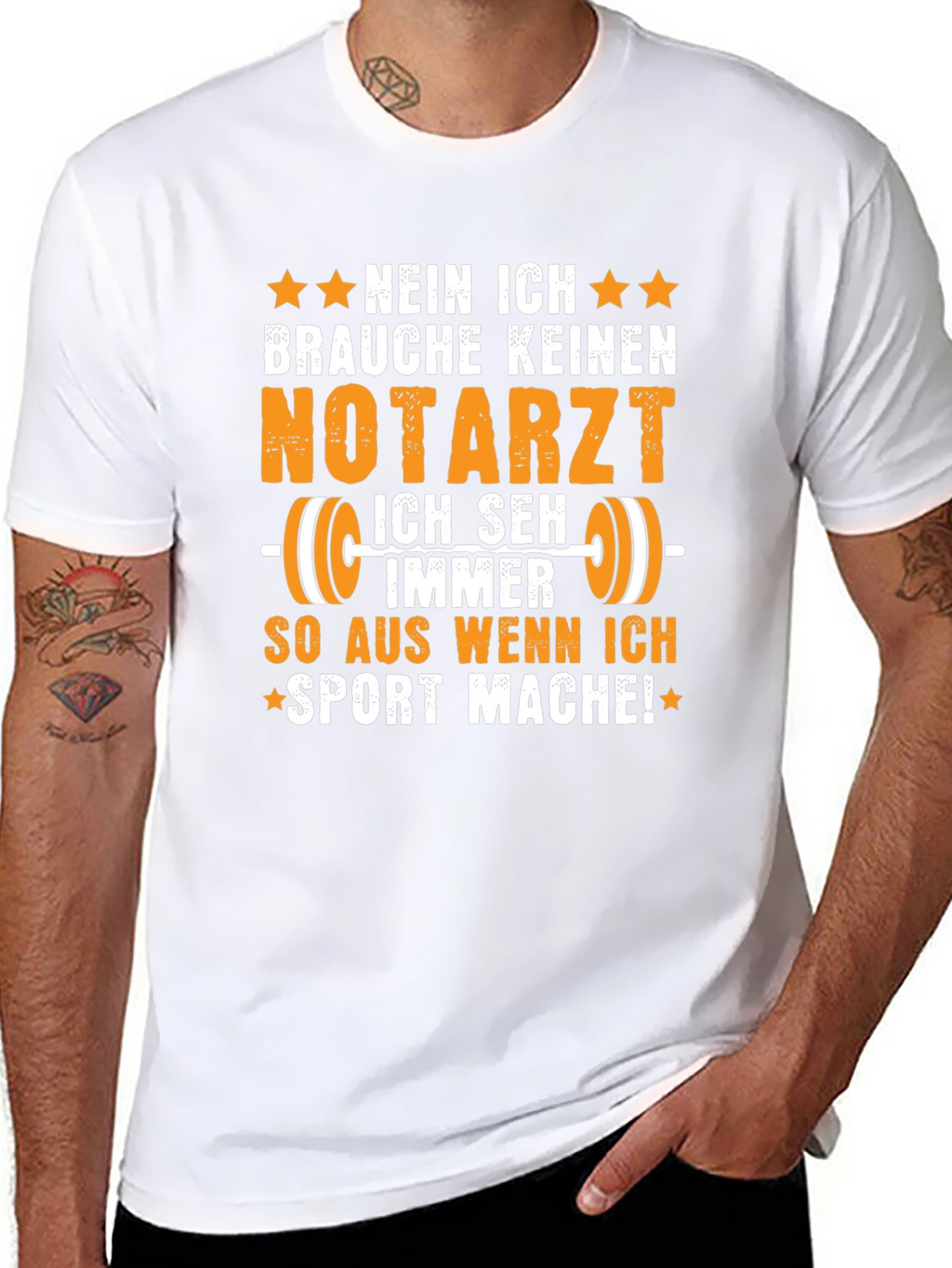 Funny Gym T-Shirt: I Dont Need a Doctor!