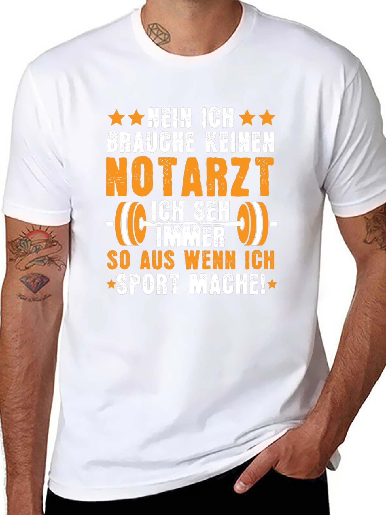 Funny Gym T-Shirt: I Dont Need a Doctor!