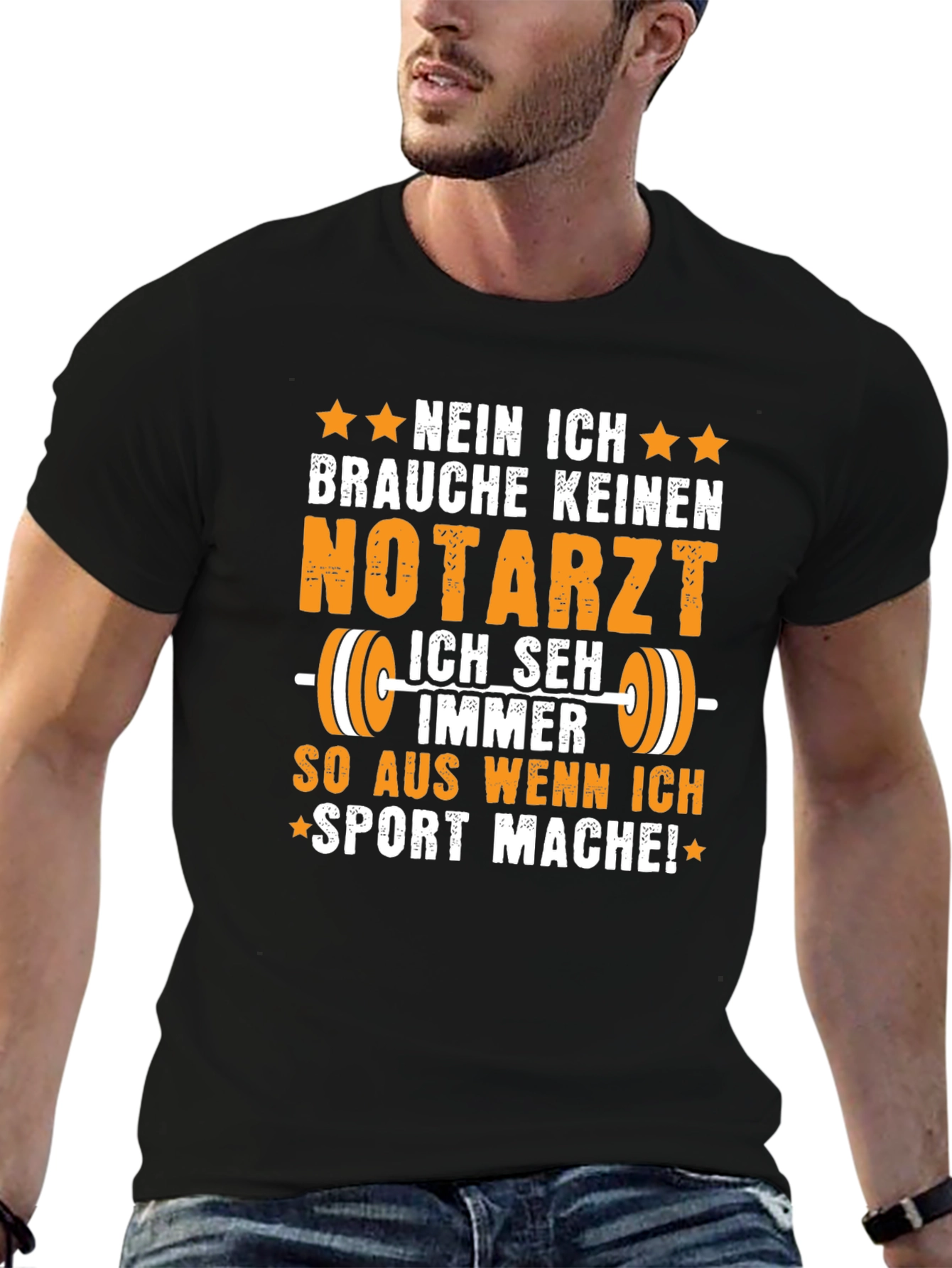 Funny Gym T-Shirt: I Dont Need a Doctor!