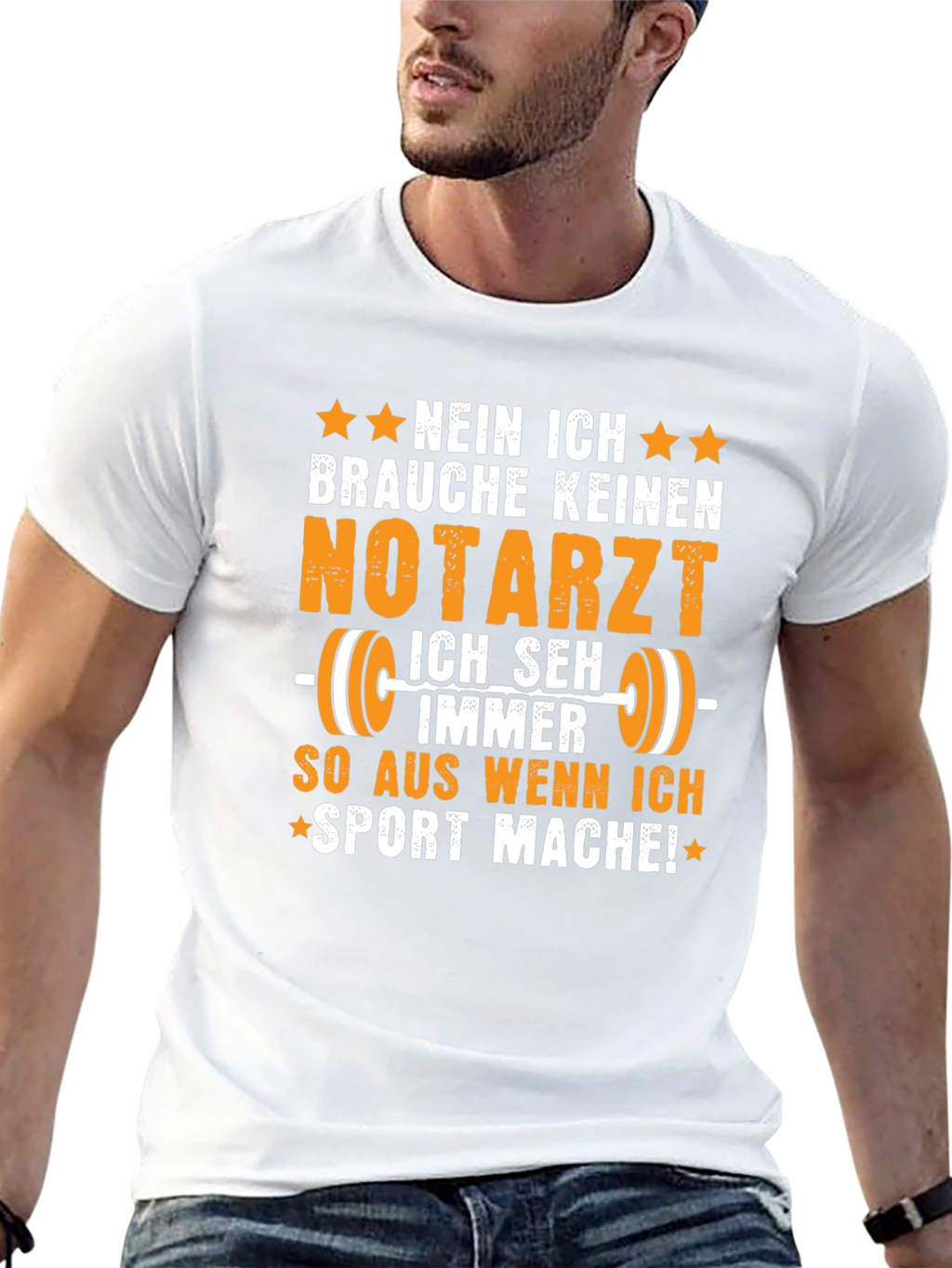 Funny Gym T-Shirt: I Dont Need a Doctor!