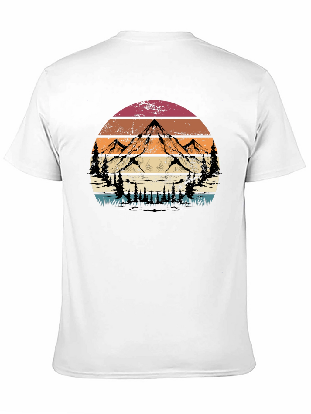 Retro Mountain Graphic Tee - Adventure Style