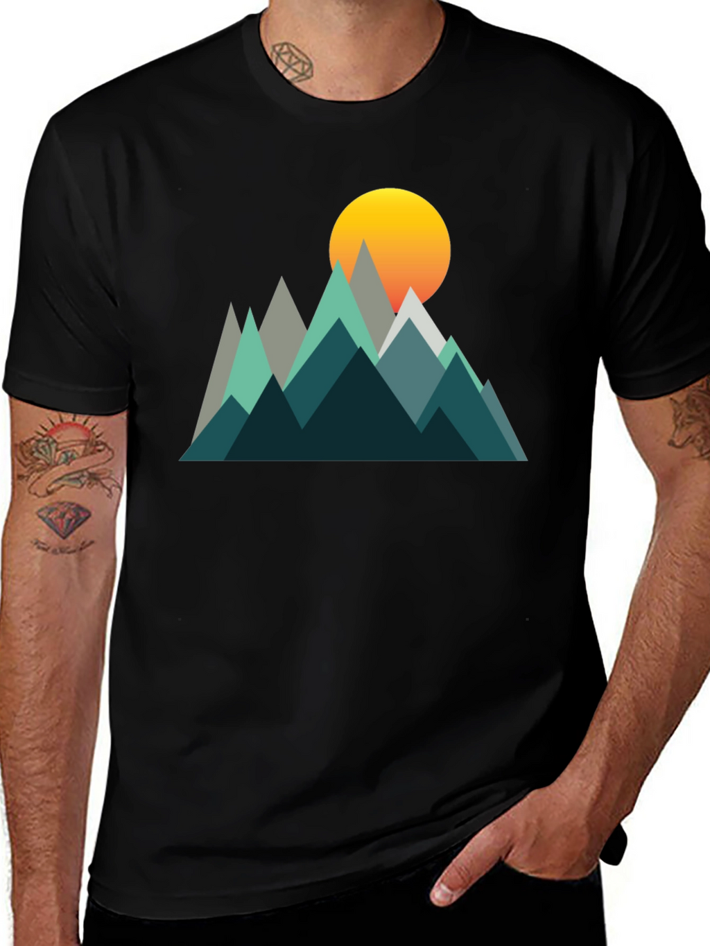 Mountain Peak Graphic Tee - Adventure Ready!
