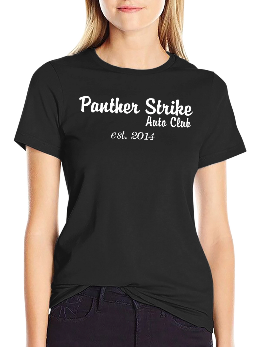 Panther Strike Auto Club Black Tee