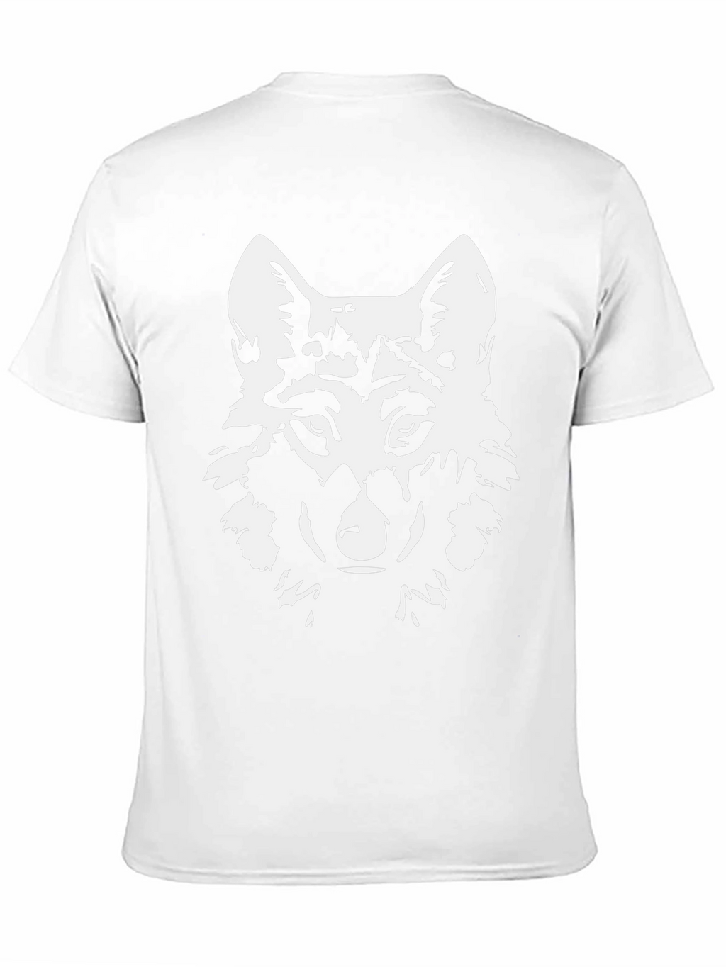 Mens Black Wolf Graphic T-Shirt
