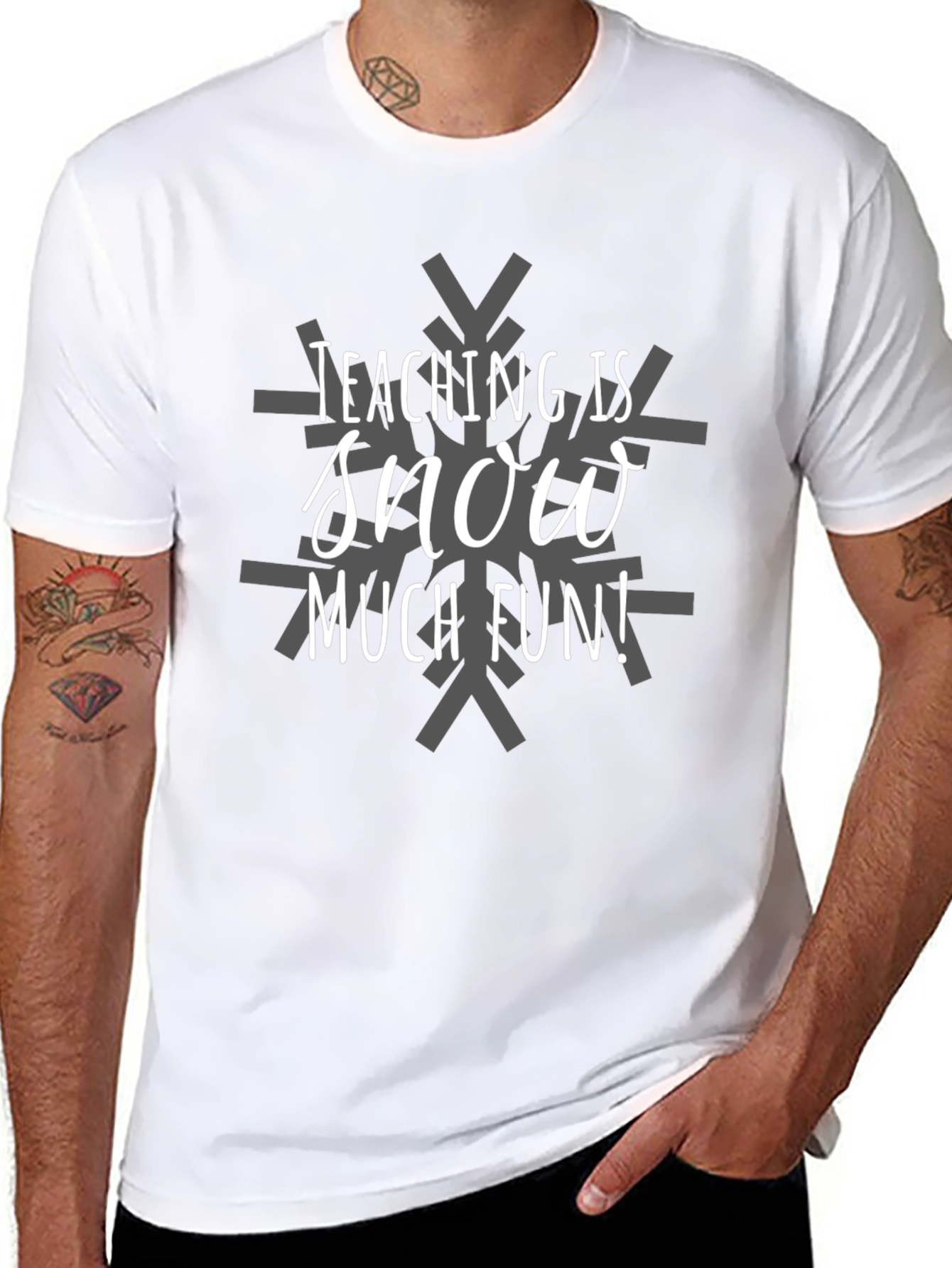 Teaching is Snow Much Fun Graphic Tee