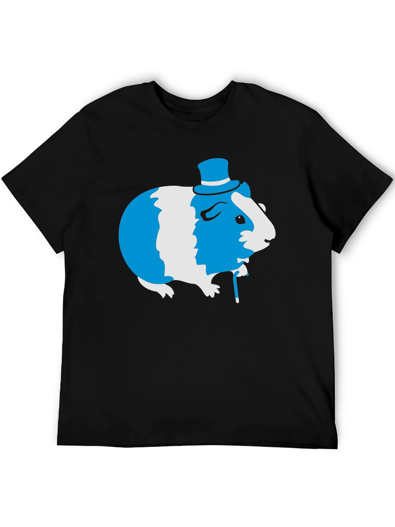 Guinea Pig Top Hat Tee - Unique Graphic T-Shirt
