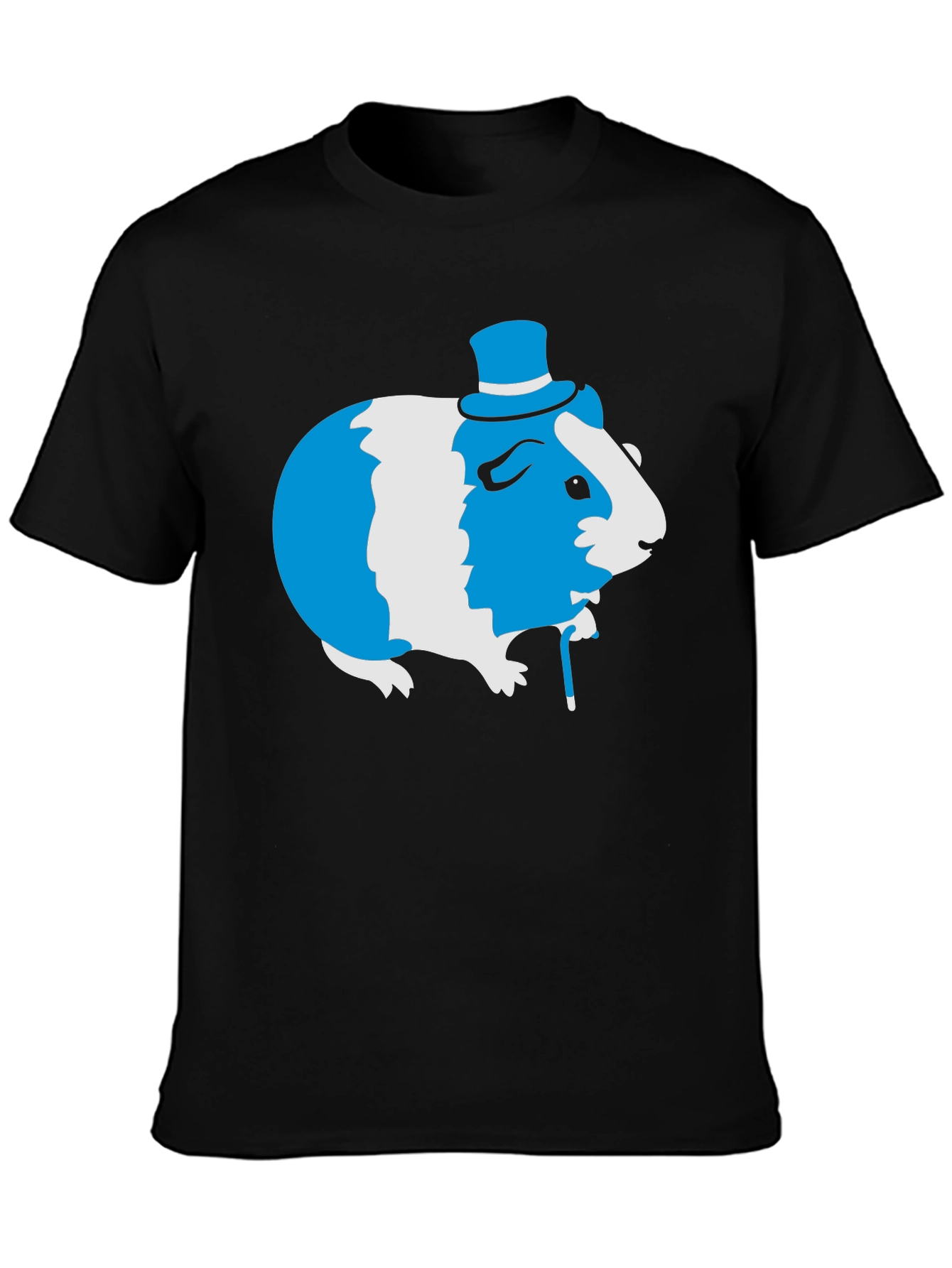 Guinea Pig Top Hat Tee - Unique Graphic T-Shirt
