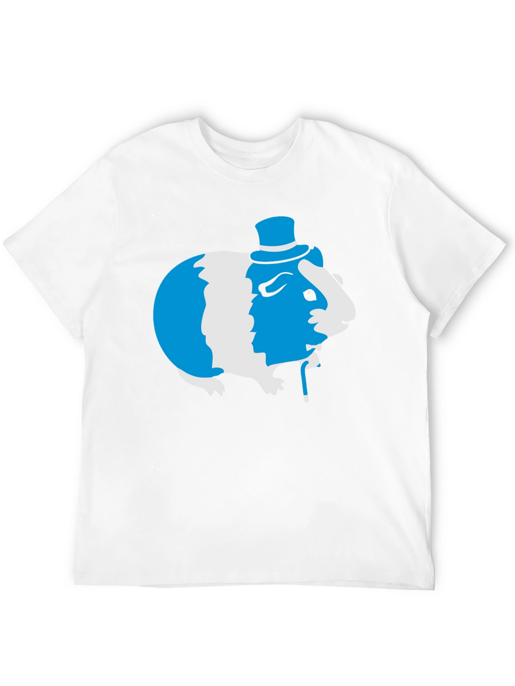 Guinea Pig Top Hat Tee - Unique Graphic T-Shirt