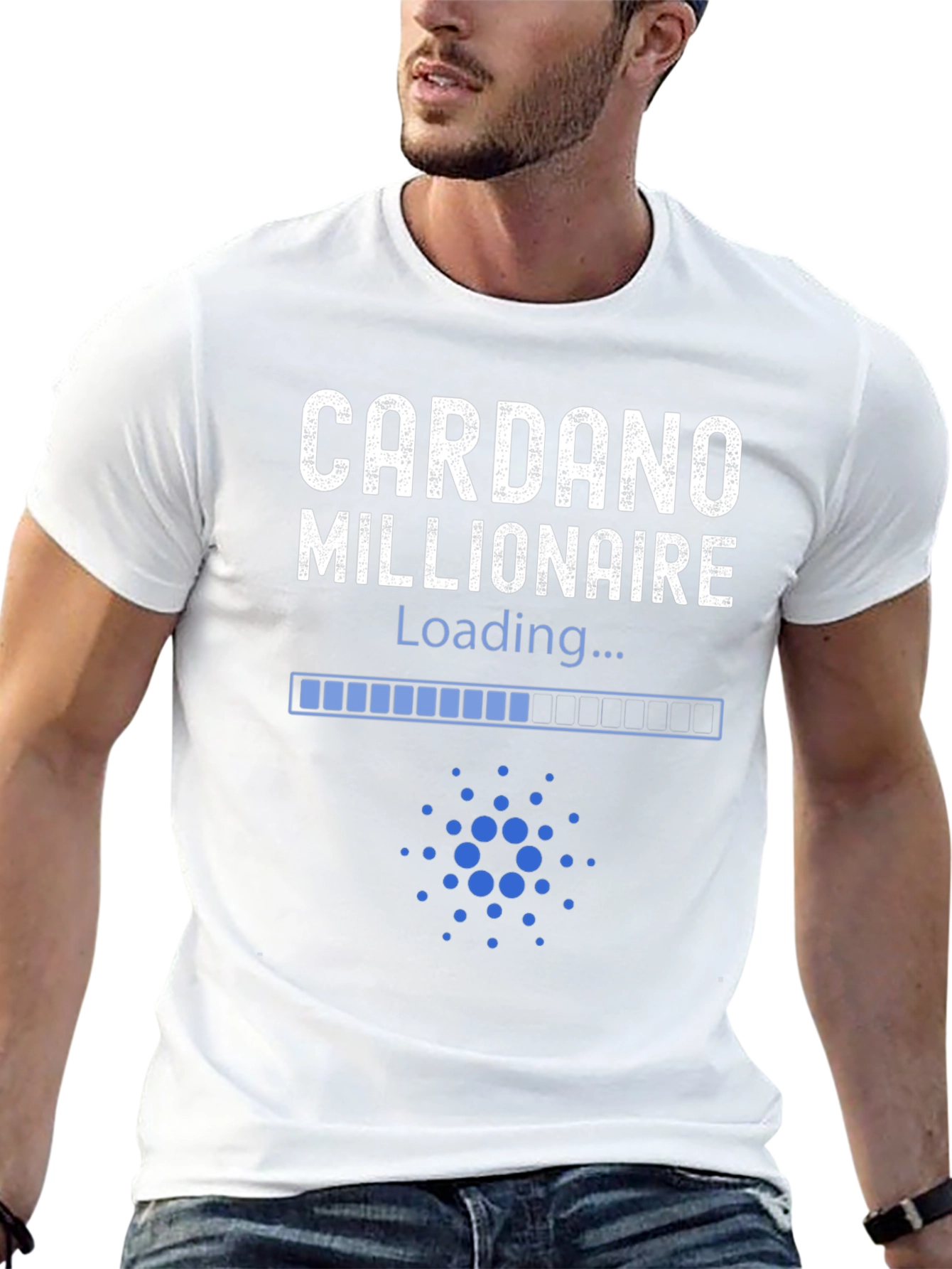 Cardano Millionaire Loading T-Shirt - Crypto Investor Tee