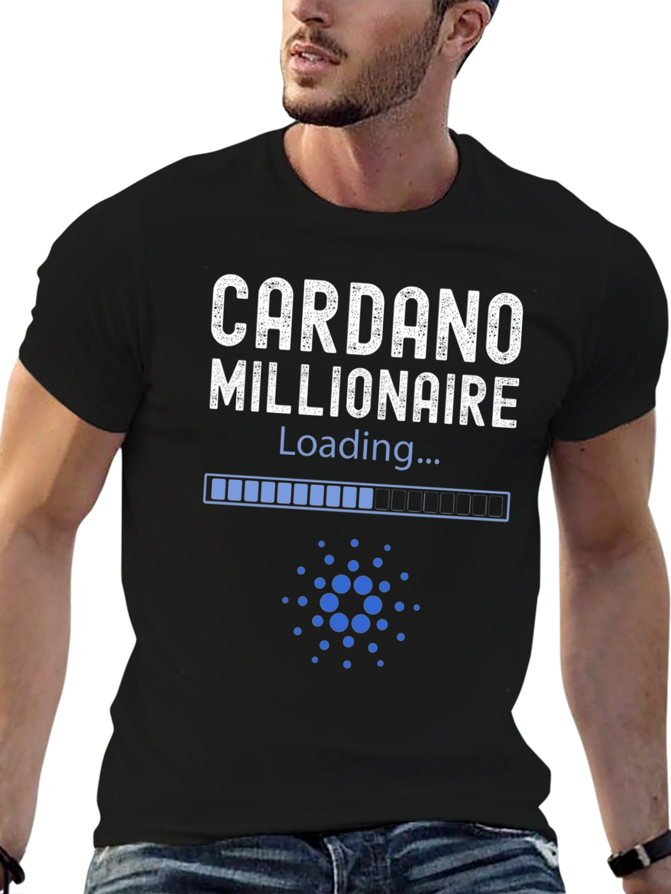 Cardano Millionaire Loading T-Shirt - Crypto Investor Tee