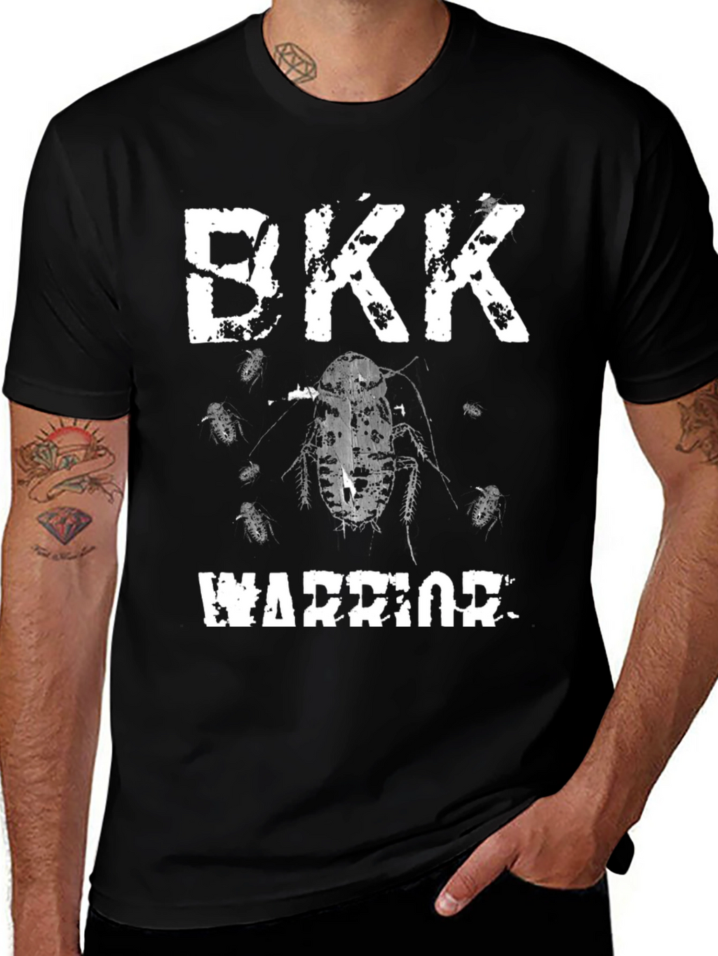 BKK Warrior Cockroach Graphic T-Shirt