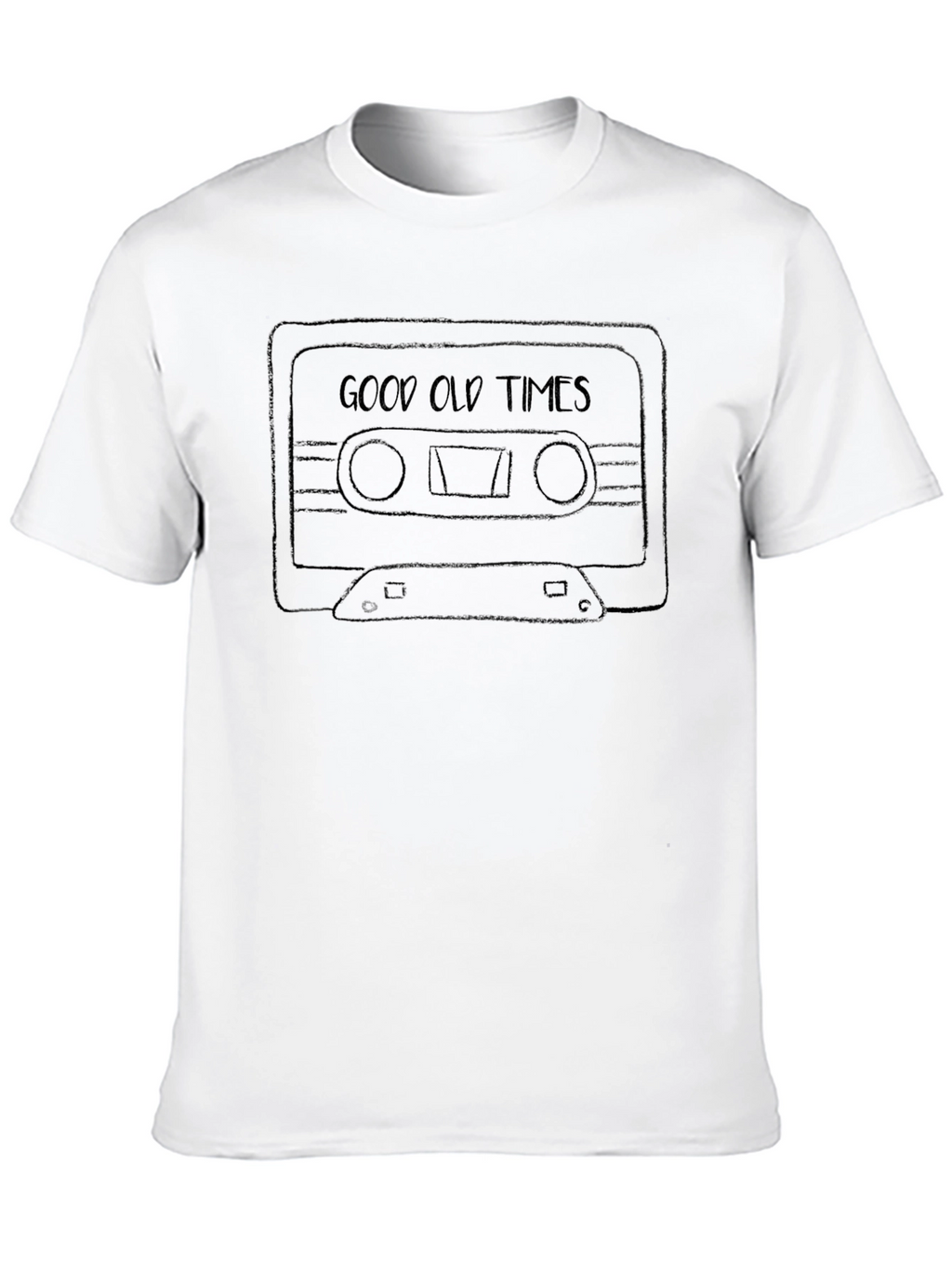 Retro Cassette Tape T-Shirt - Good Old Times Tee