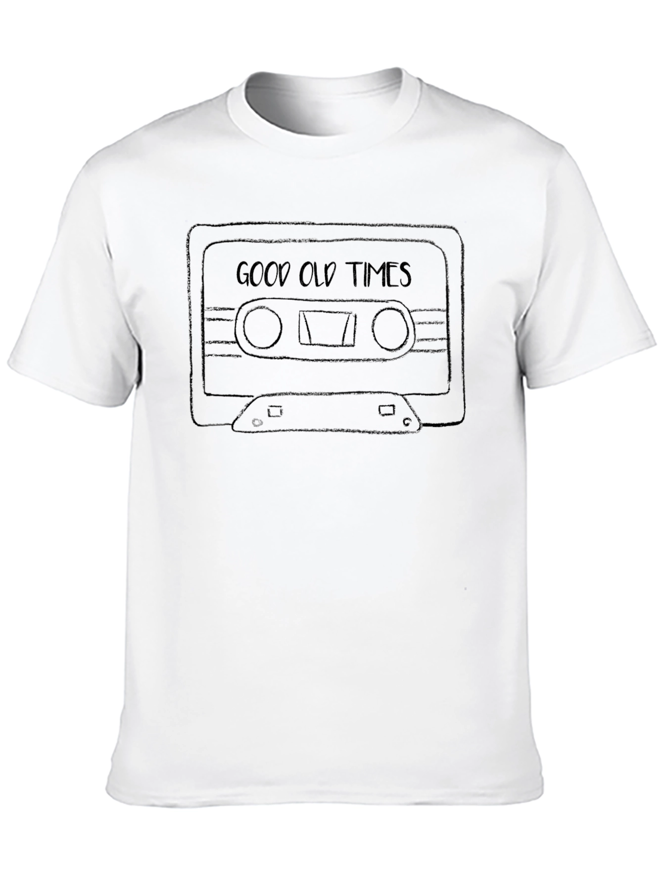 Retro Cassette Tape T-Shirt - Good Old Times Tee