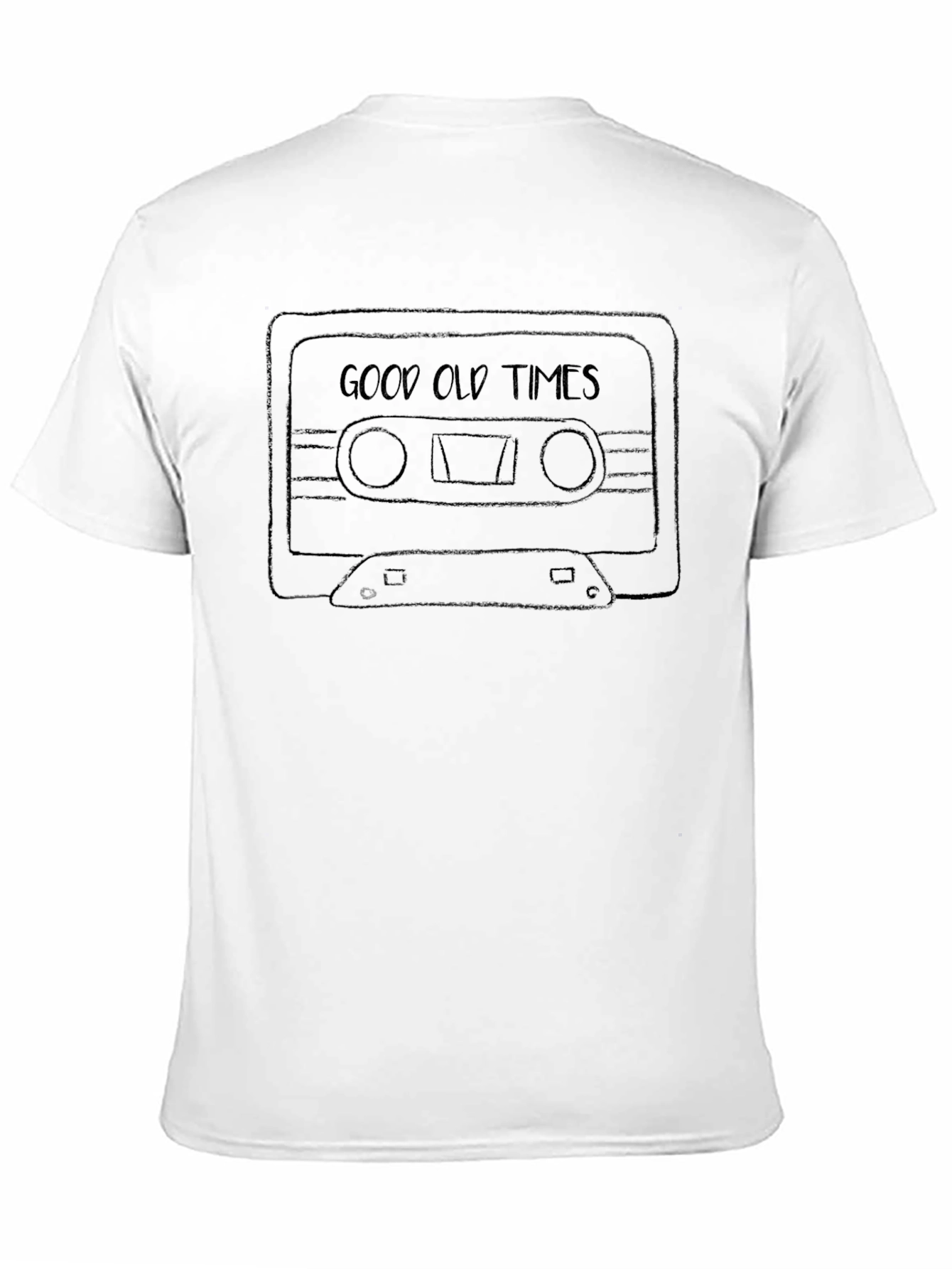 Retro Cassette Tape T-Shirt - Good Old Times Tee