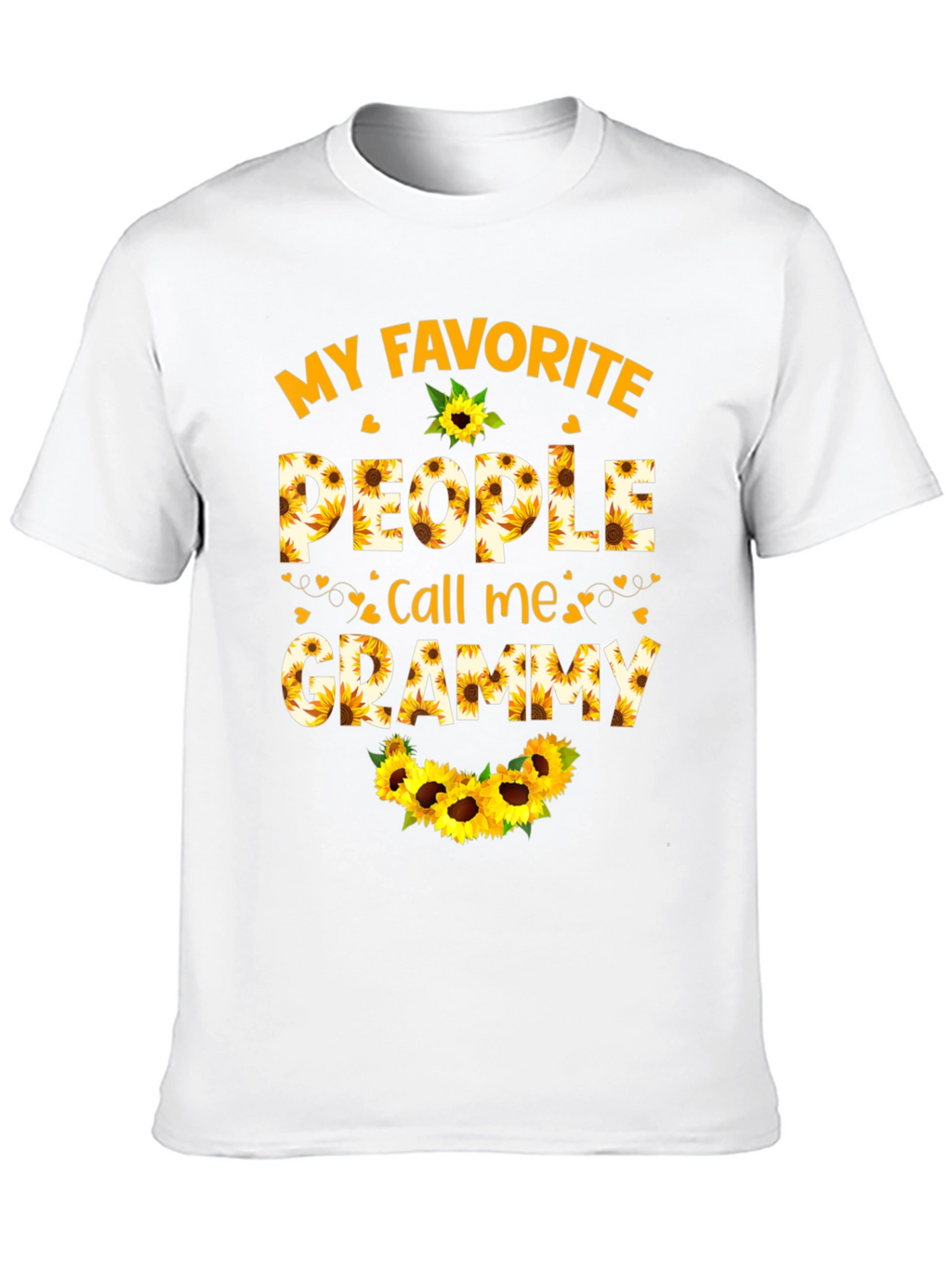 My Favorite People Call Me Grammy Sunflower T-Shirt