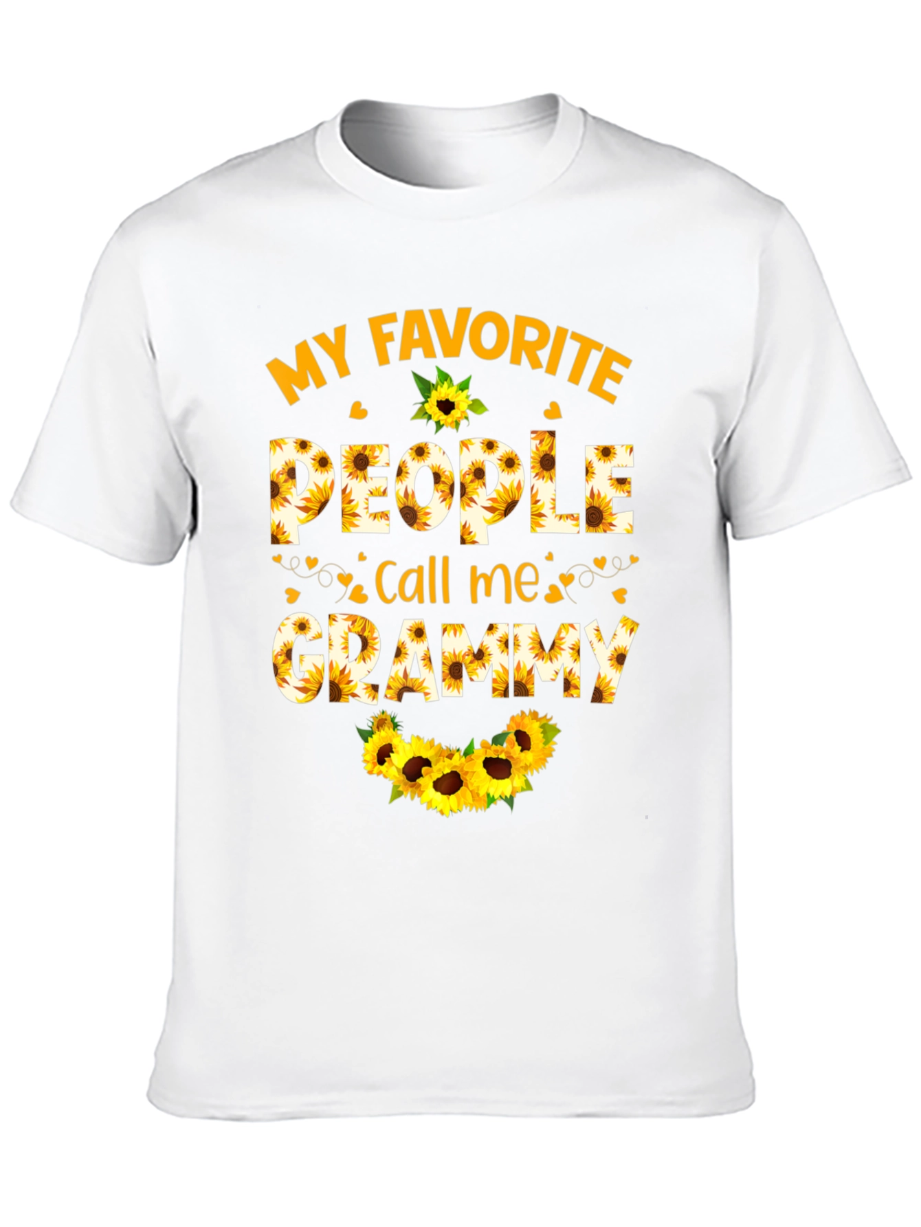 My Favorite People Call Me Grammy Sunflower T-Shirt