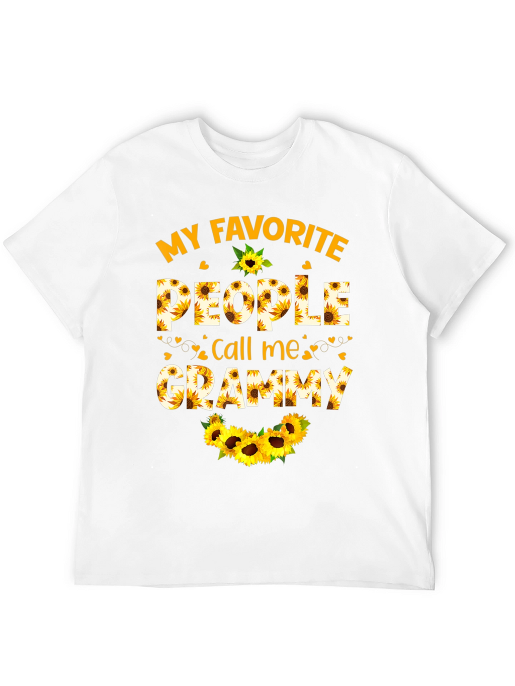 My Favorite People Call Me Grammy Sunflower T-Shirt