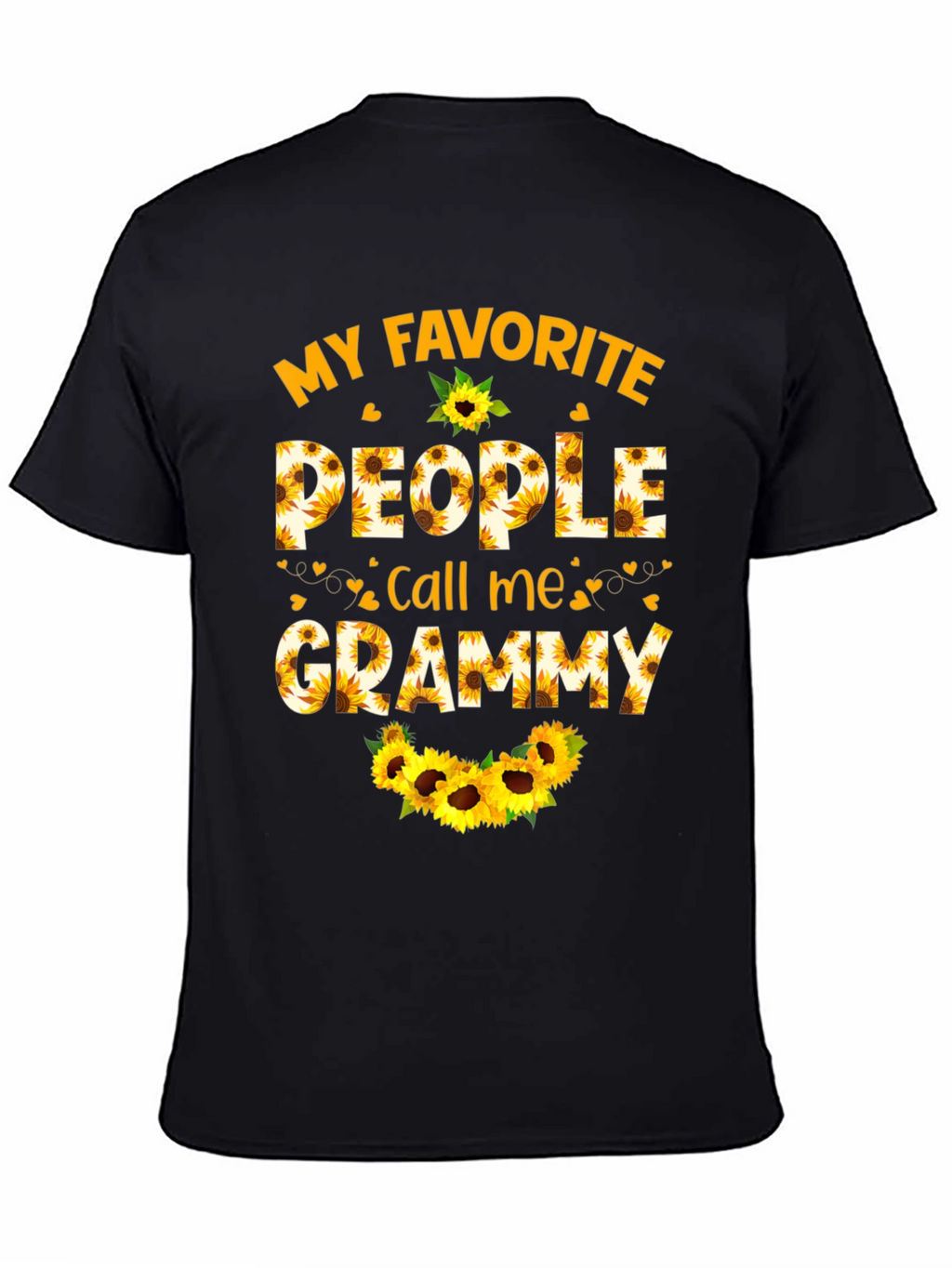 My Favorite People Call Me Grammy Sunflower T-Shirt