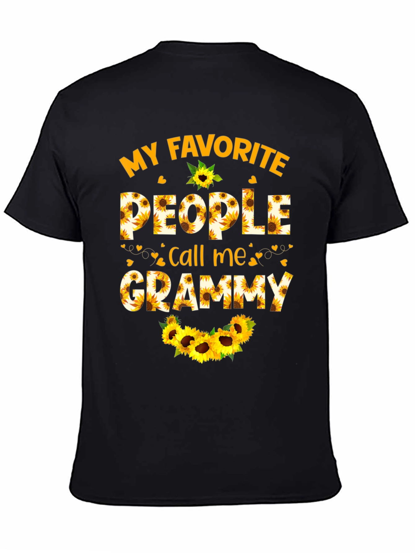 My Favorite People Call Me Grammy Sunflower T-Shirt
