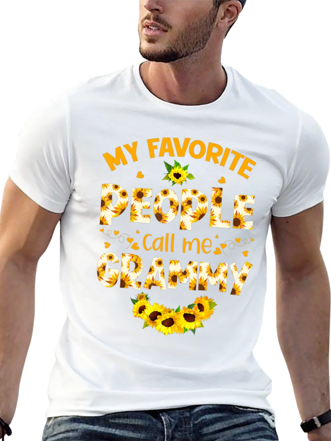 My Favorite People Call Me Grammy Sunflower T-Shirt