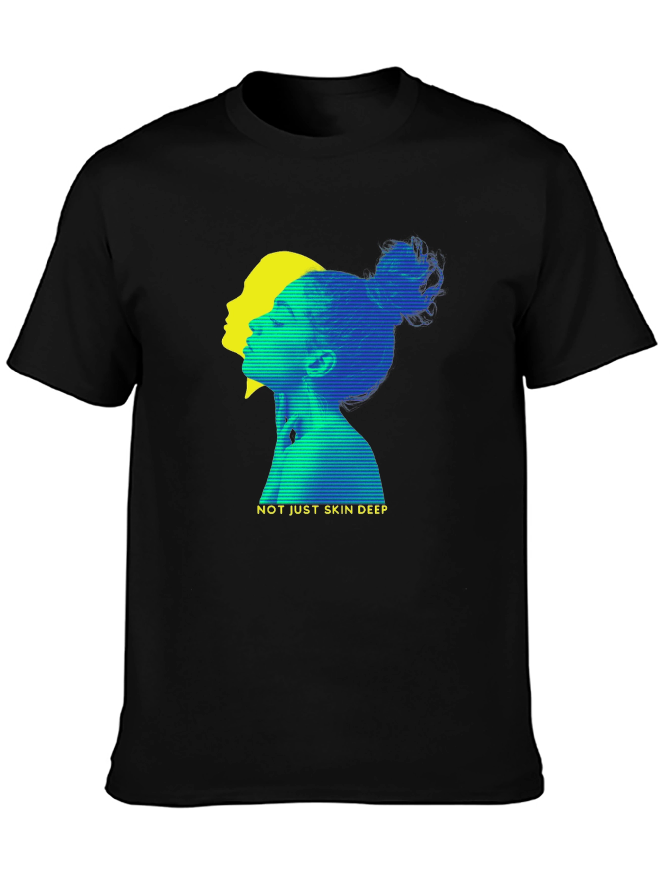 Not Just Skin Deep Graphic Tee - Unisex Black T-Shirt