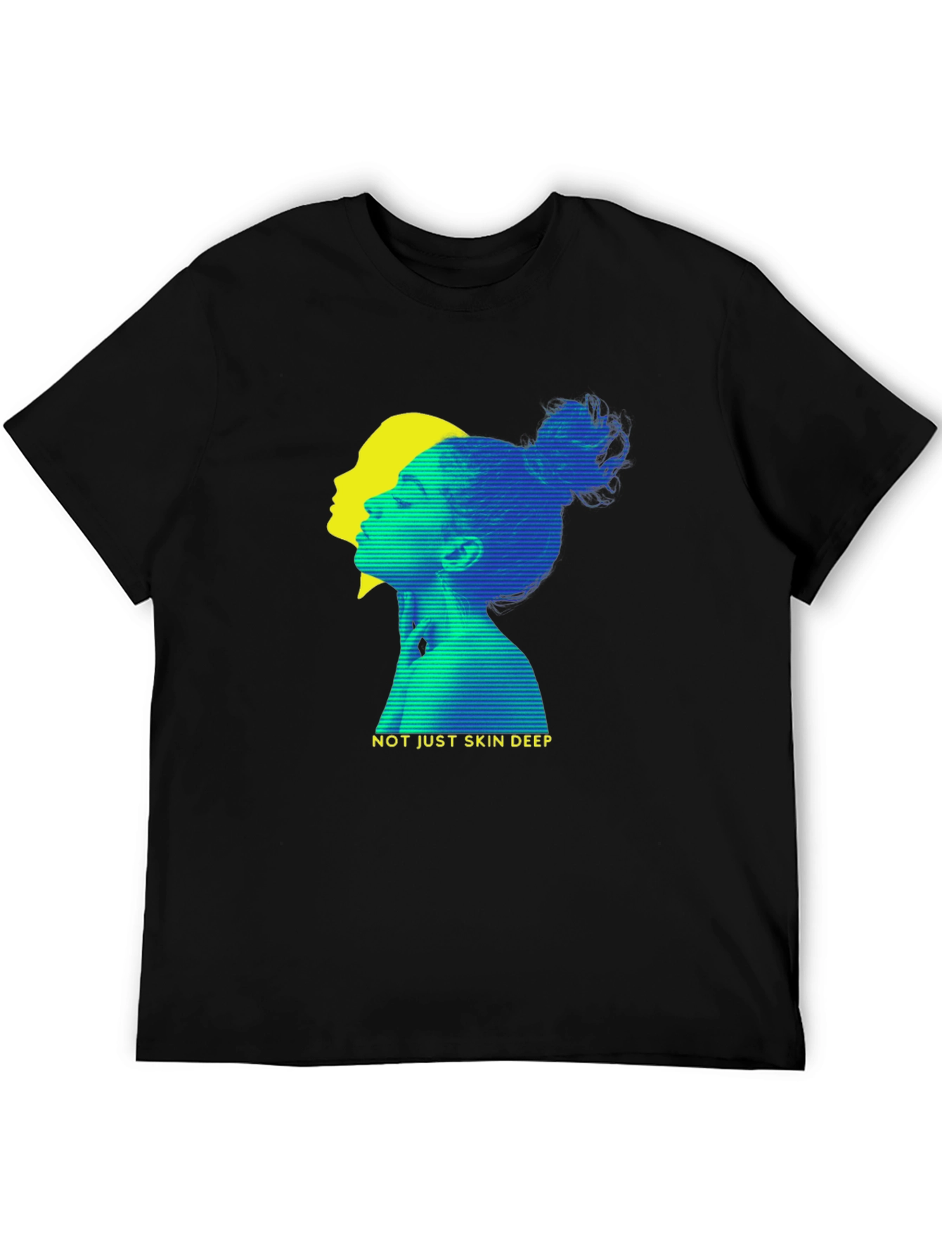 Not Just Skin Deep Graphic Tee - Unisex Black T-Shirt