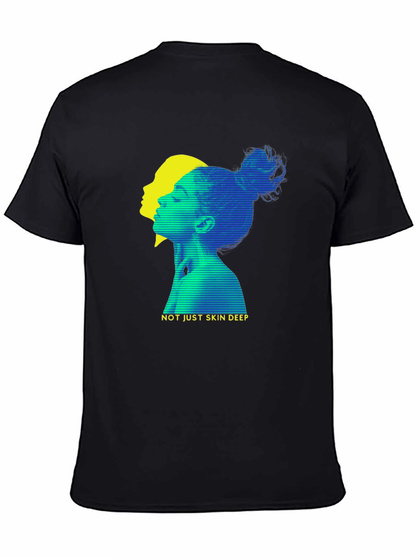 Not Just Skin Deep Graphic Tee - Unisex Black T-Shirt