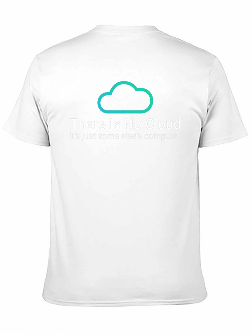 There is No Cloud Black T-Shirt