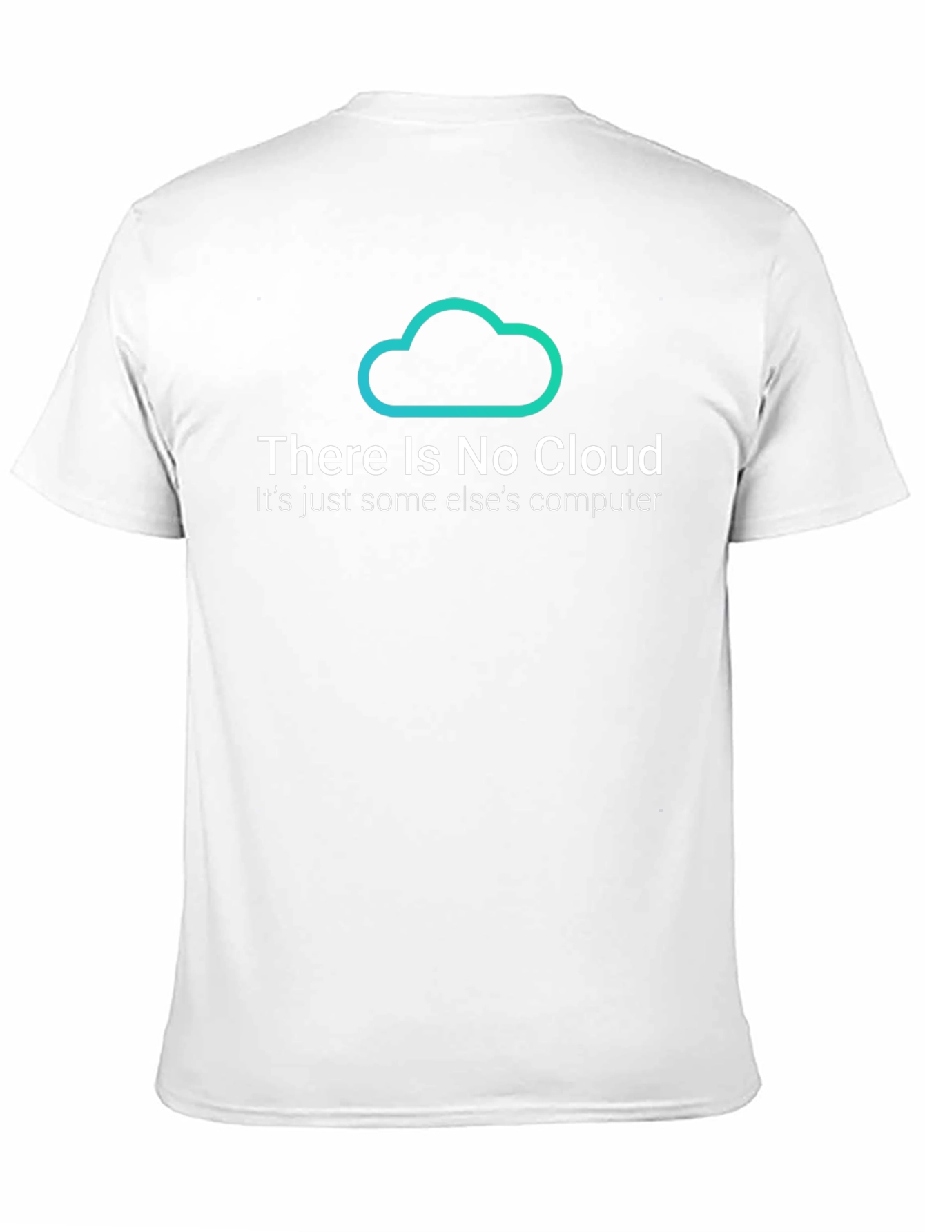 There is No Cloud Black T-Shirt