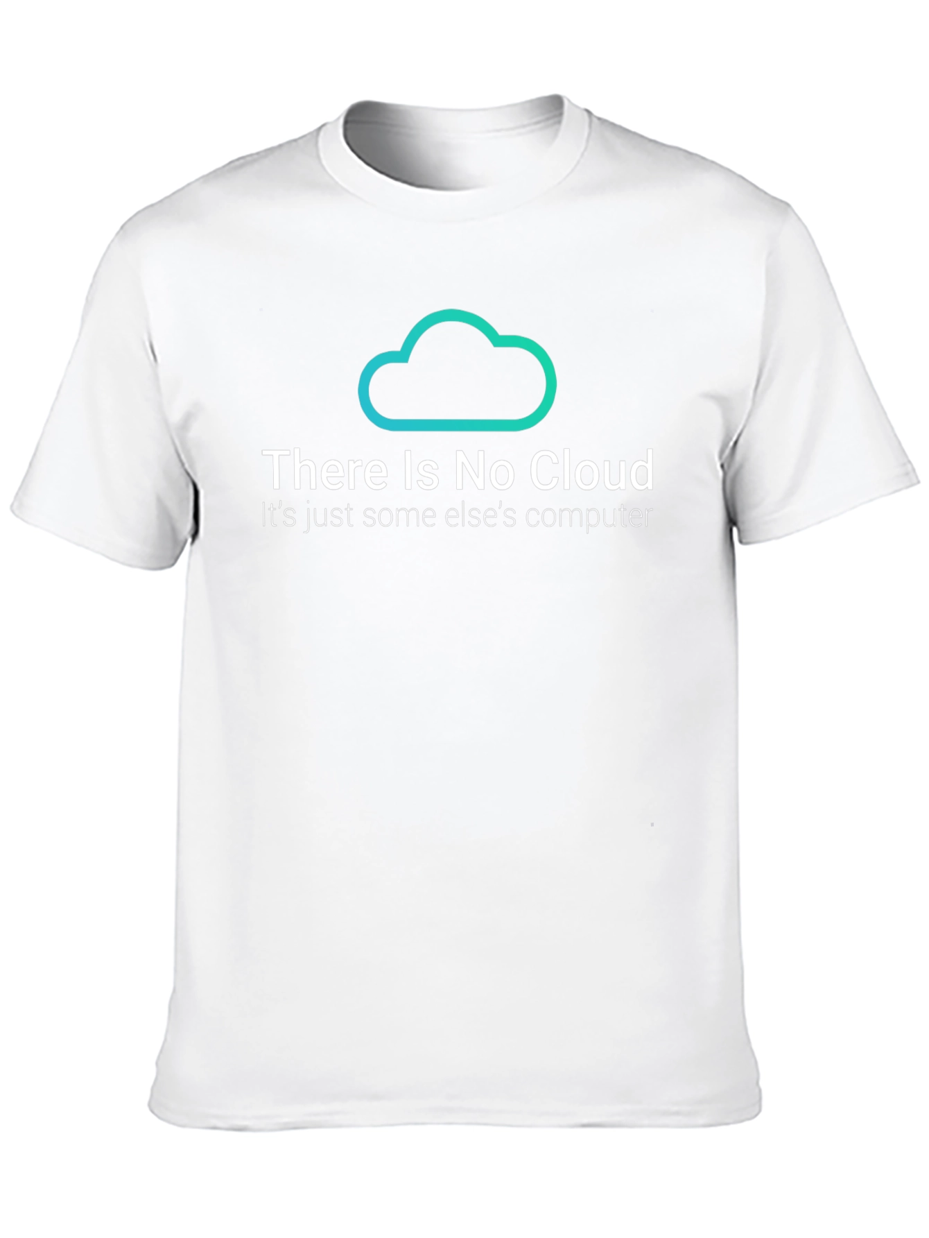 There is No Cloud Black T-Shirt