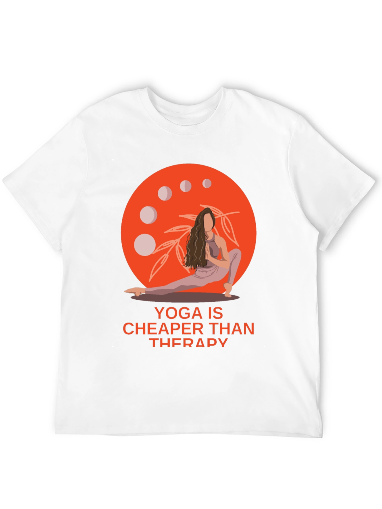 Yoga is Cheaper Than Therapy Graphic Tee