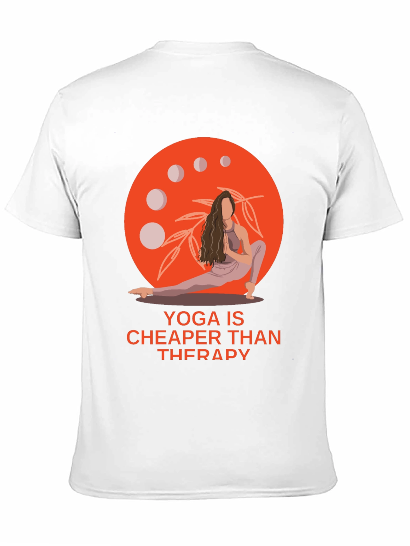 Yoga is Cheaper Than Therapy Graphic Tee