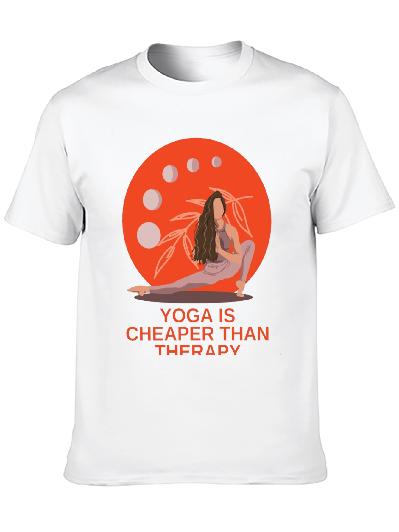 Yoga is Cheaper Than Therapy Graphic Tee