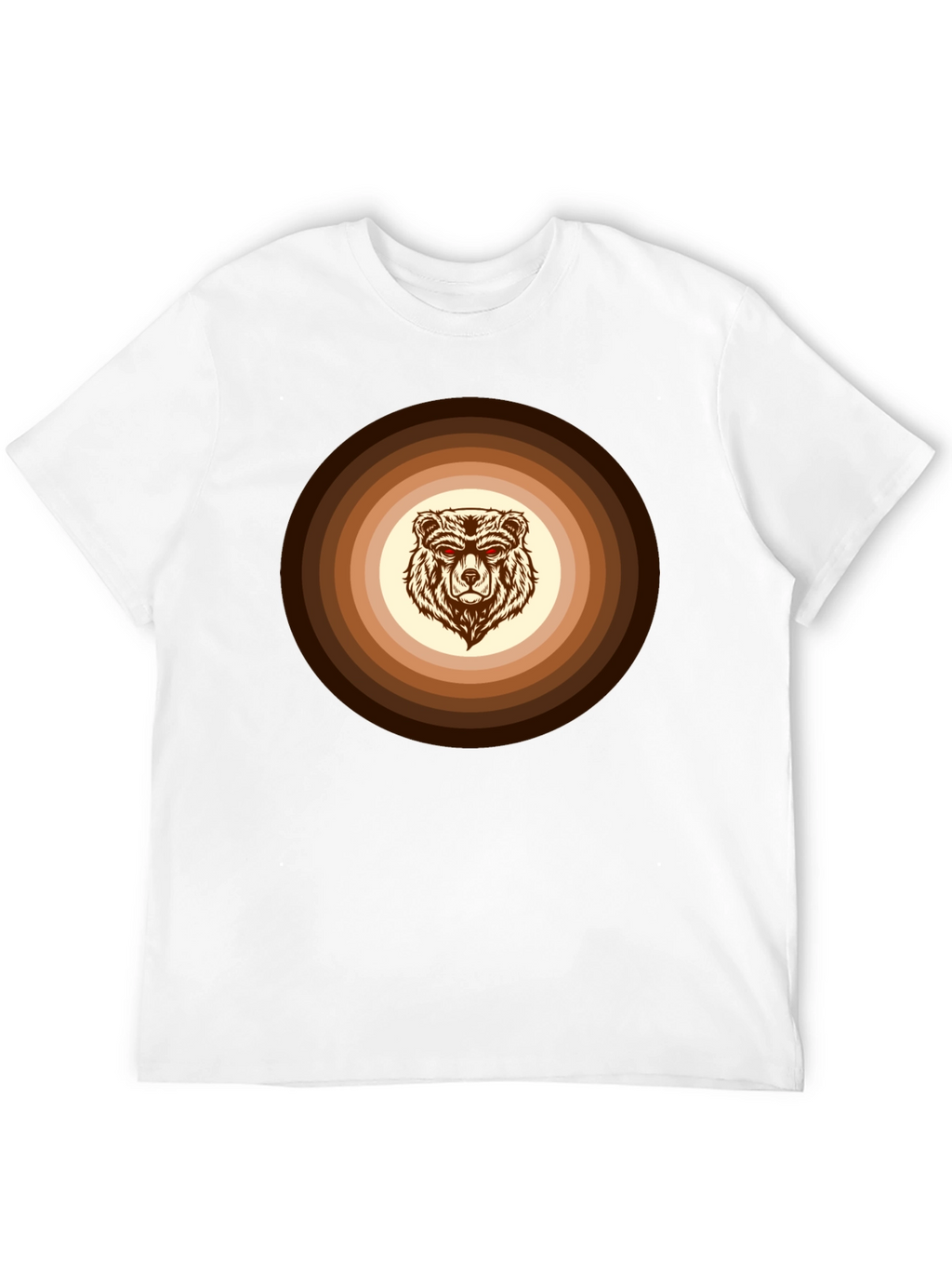 Retro Bear Graphic Tee - Cool Casual Style