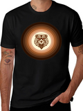 Retro Bear Graphic Tee - Cool Casual Style